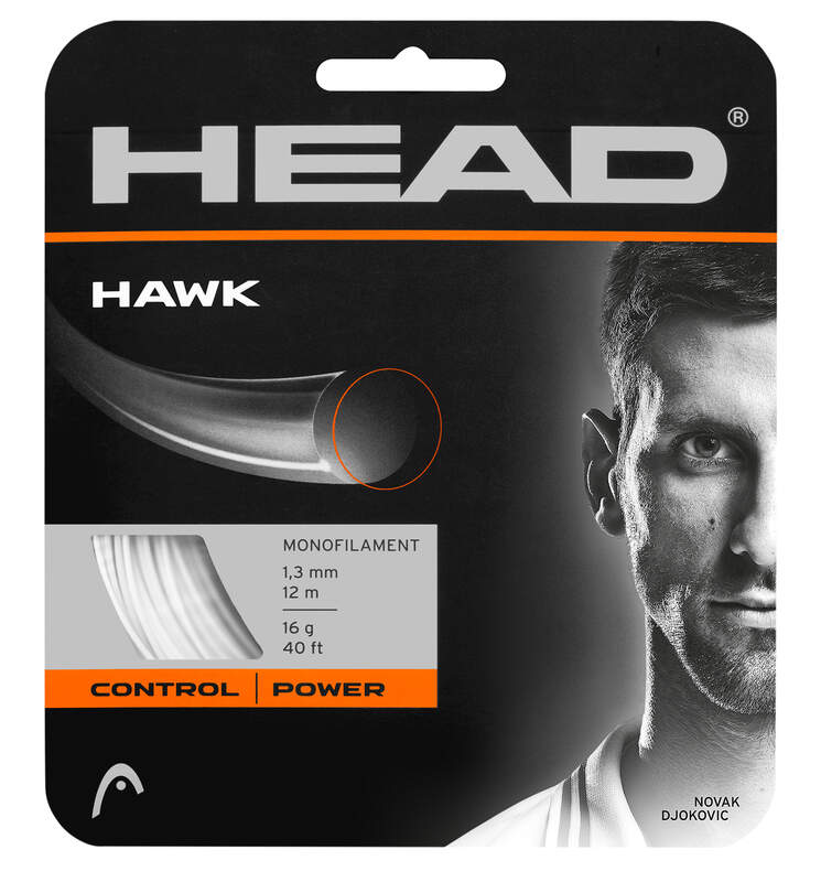 Tennis Strings Set HEAD HAWK WH White - 17g-1.25mm Size