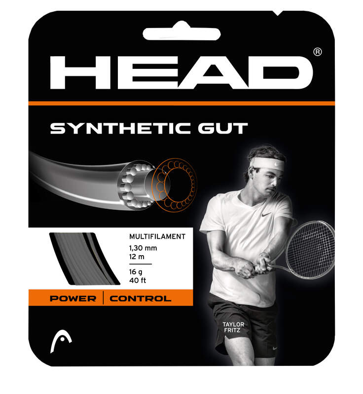Tennis Strings Set HEAD Synthetic Gut BK Black - 16g-1.30mm Size