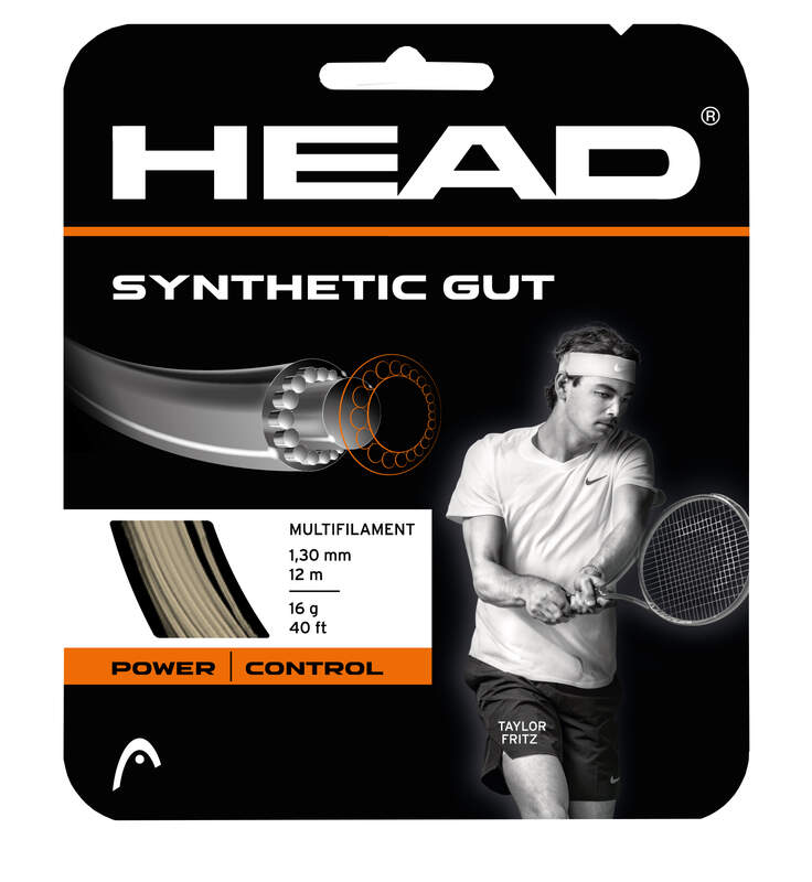 Tennis Strings Set HEAD Synthetic Gut GD Gold - 16g-1.30mm Size