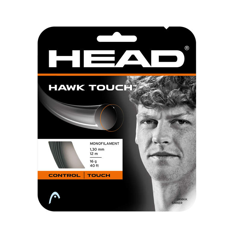 Tennis Strings Set HEAD Hawk Touch AN Anthracite - 17g-1.25mm Size