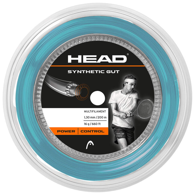 Tennis Strings Reels Synthetic Gut (200m reel) BL Blue - 16g-1.30mm Size