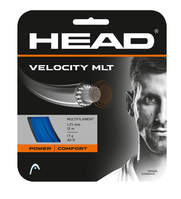 Tennis Strings Set HEAD Velocity MLT BL Blue - 16g-1.30mm Size