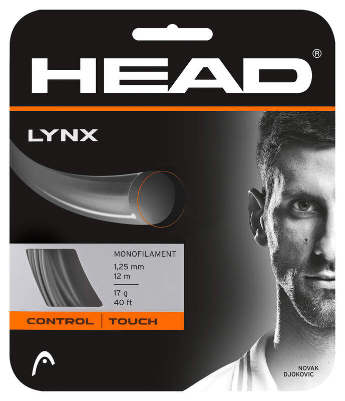 Tennis Strings Set HEAD Lynx AN Anthracite - 17g-1.25mm Size