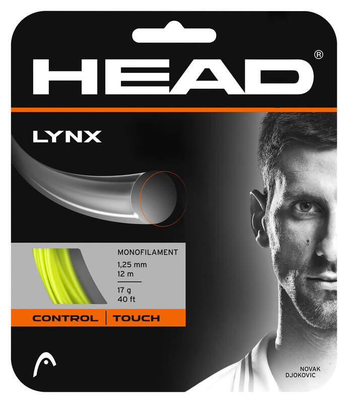 Tennis Strings Set HEAD Lynx YW Yellow - 16g-1.30mm Size