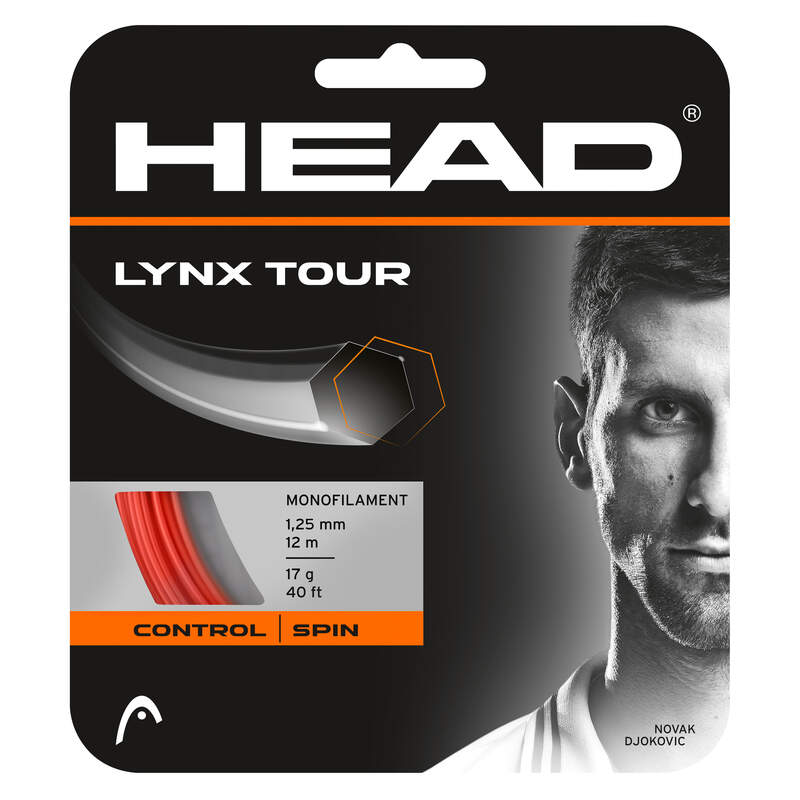 Tennis Strings Set HEAD Lynx Tour OR Orange - 16g-1.30mm Size