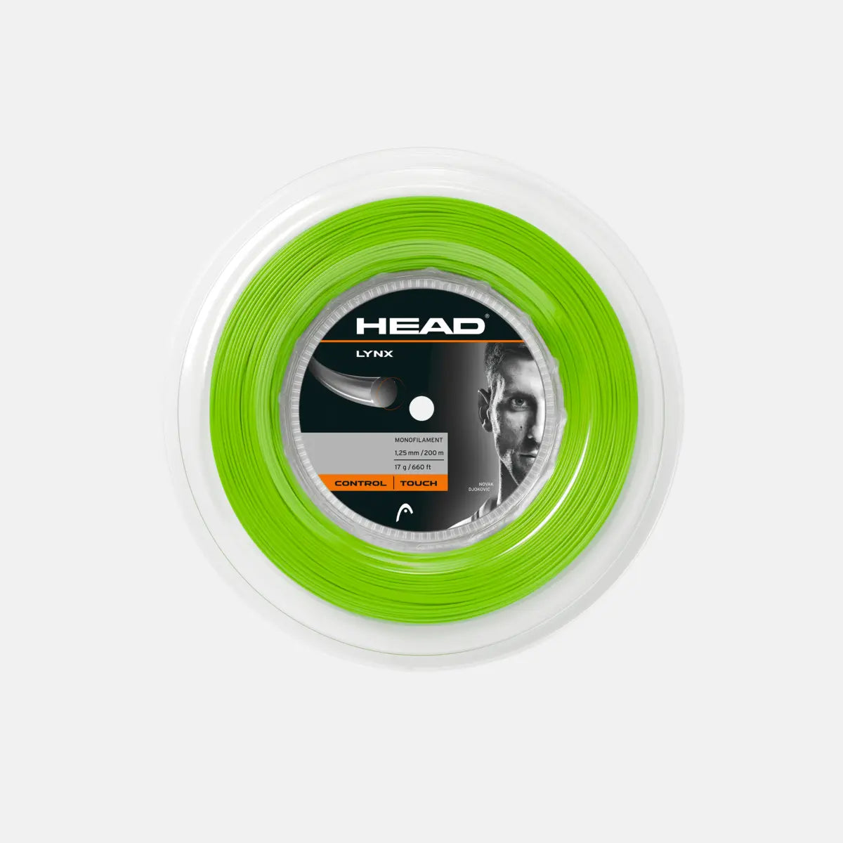 Tennis Strings Reels Lynx (reel 200m) GE Green - 16g-1.30mm Size