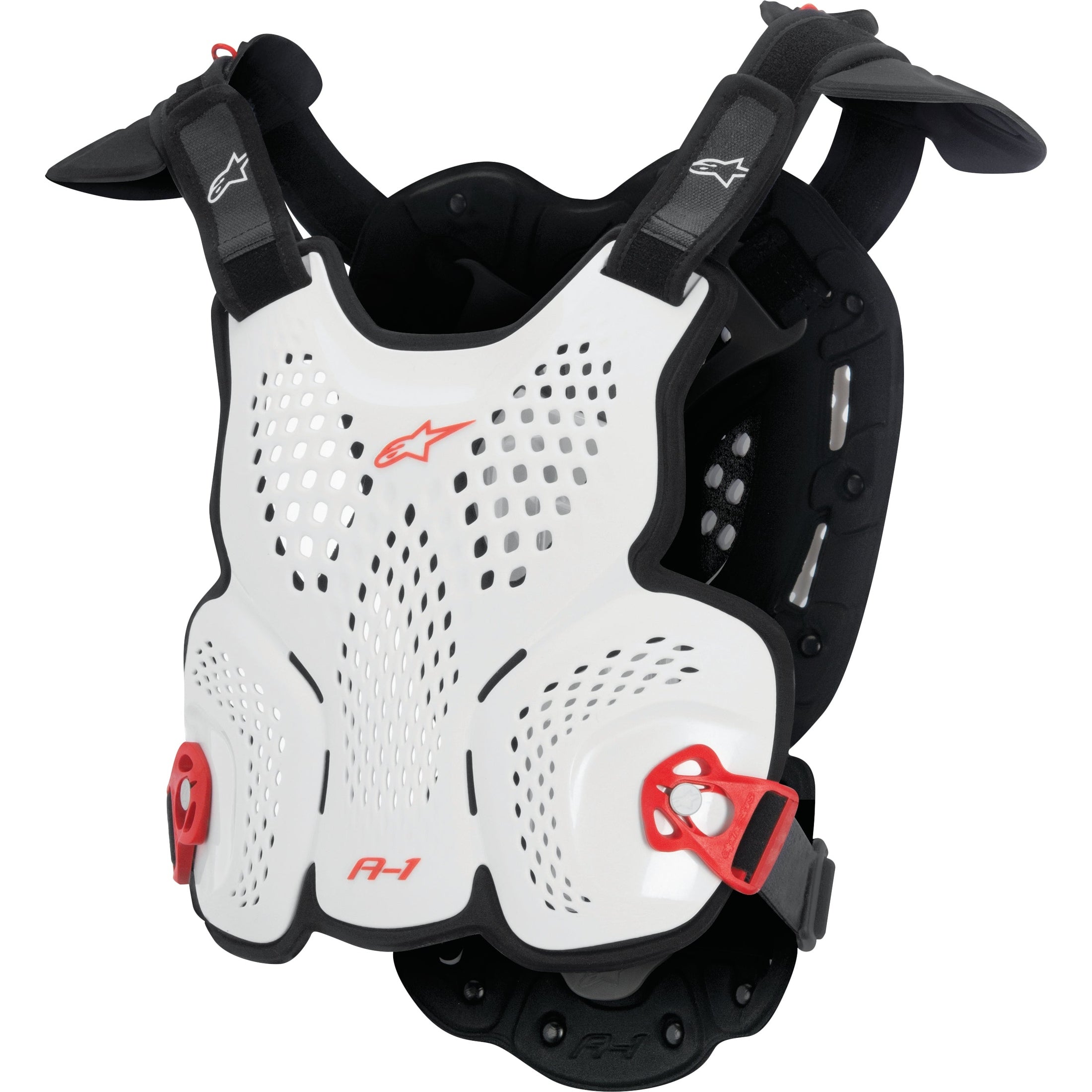 ALPINESTARS A-1 ROOST GUARD WHITE/BLACK/RED XL/2X