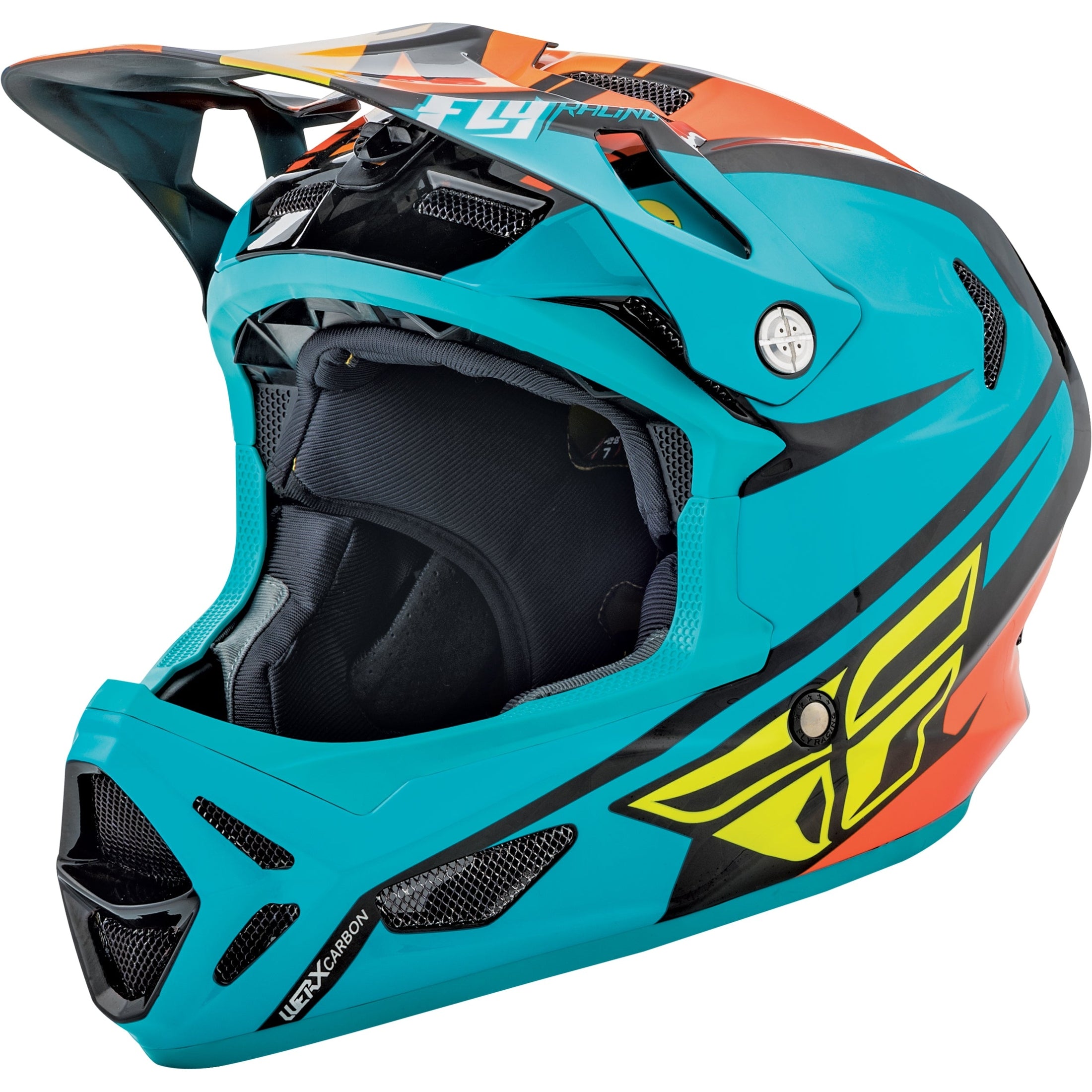 FLY RACING WERX "RIVAL" GRAPHIC TEAL/ORANGE/BLACK MD