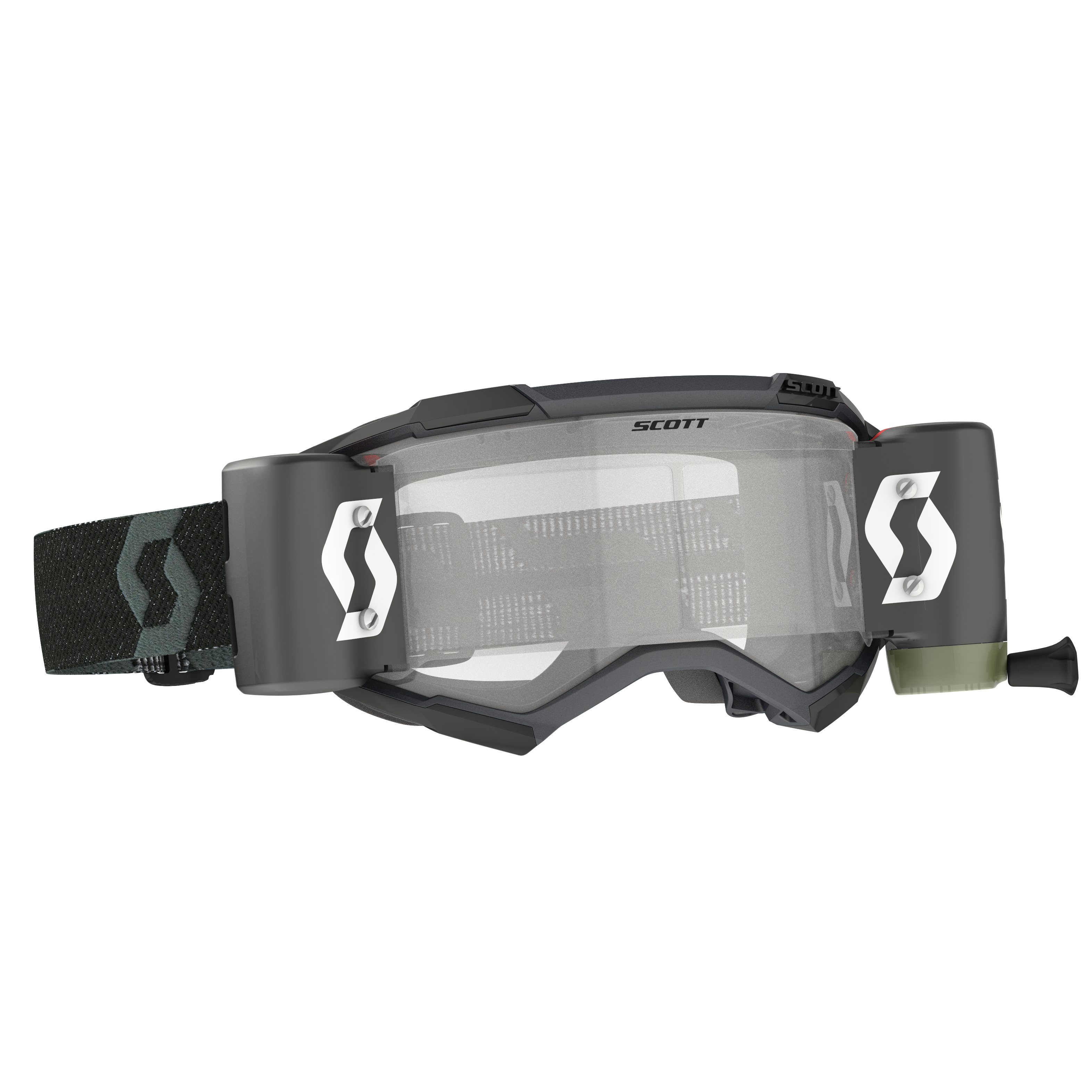 SCOTT FURY GOGGLE WFS BLACK CLEAR WORKS LENS