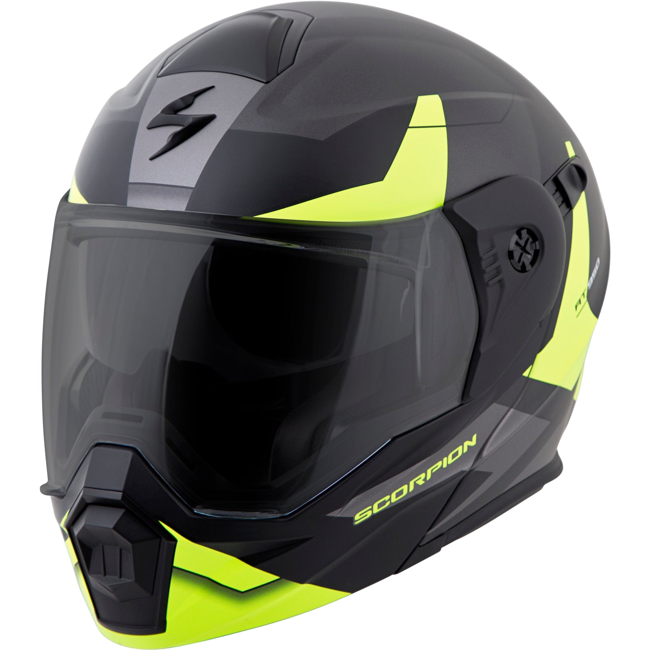 SCORPION EXO EXO-AT950 MODULAR HELMET NEOCON HI-VIS XL