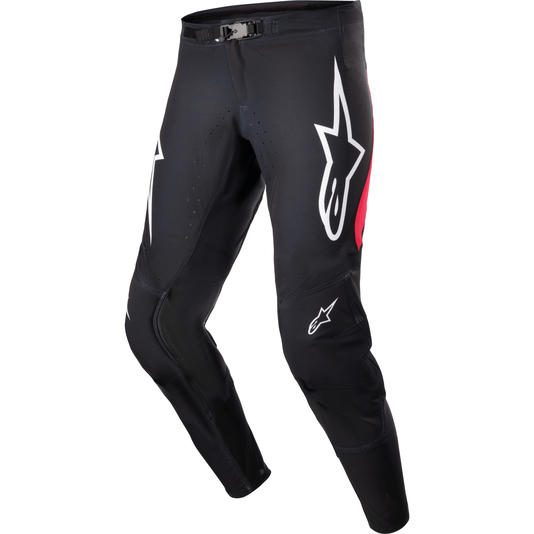 ALPINESTARS SUPERTECH WARD PANTS BLACK/RED BERRY SZ 30