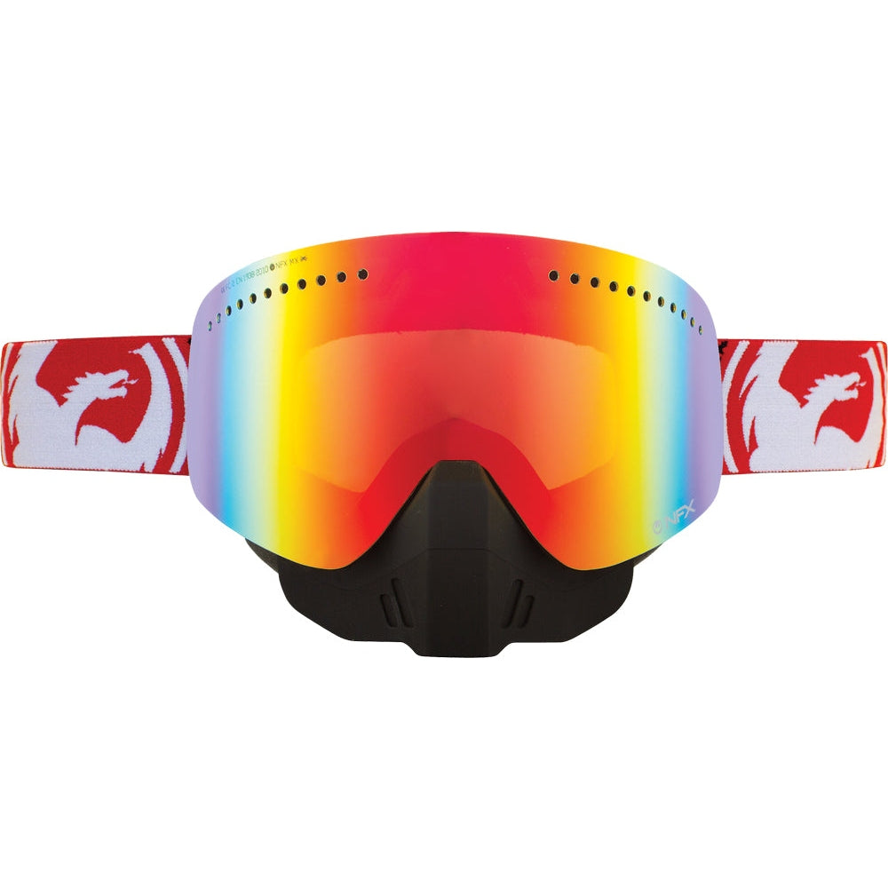 DRAGON NFX SNOW GOGGLE FADE W/RED ION LENS