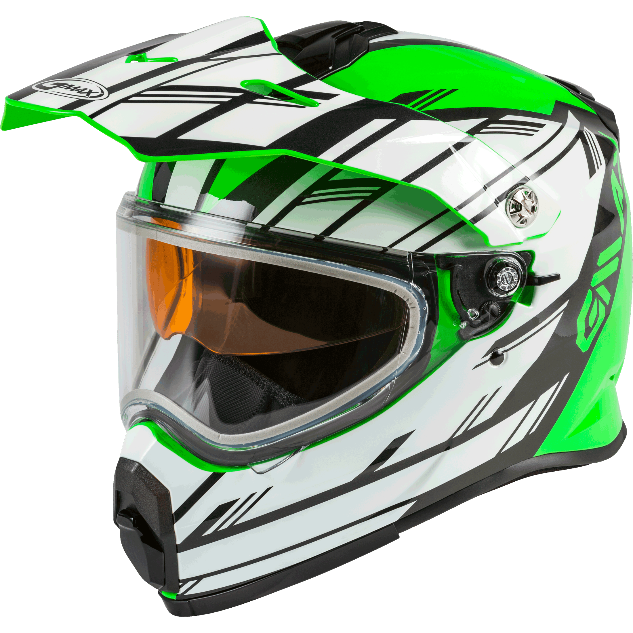GMAX AT-21S ADVENTURE EPIC SNOW HELMET GREEN/WHITE/BLACK XL