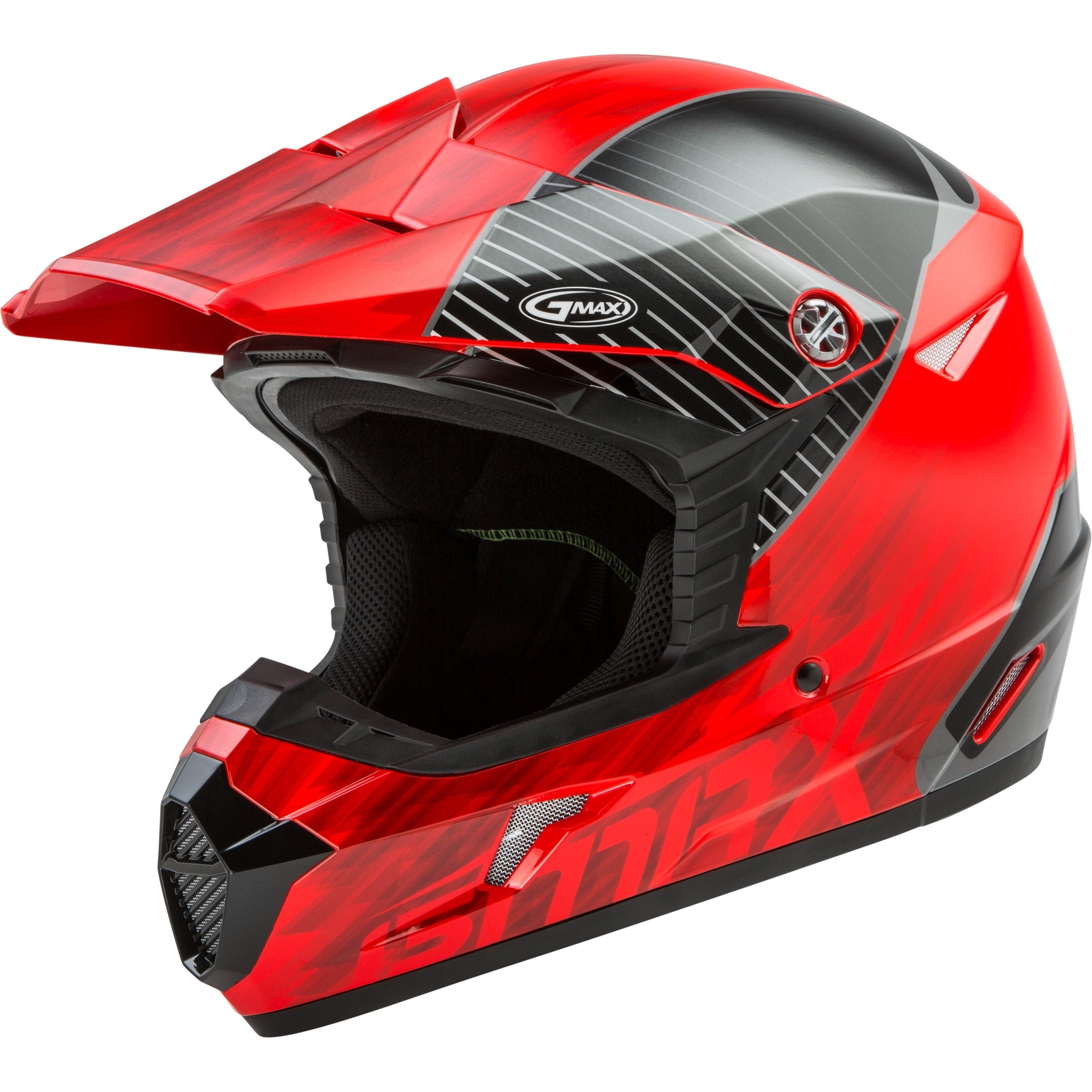 GMAX MX-46 OFF-ROAD COLFAX HELMET RED/BLACK XL