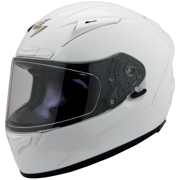 SCORPION EXO EXO-R2000 FULL-FACE HELMET GLOSS WHITE SM