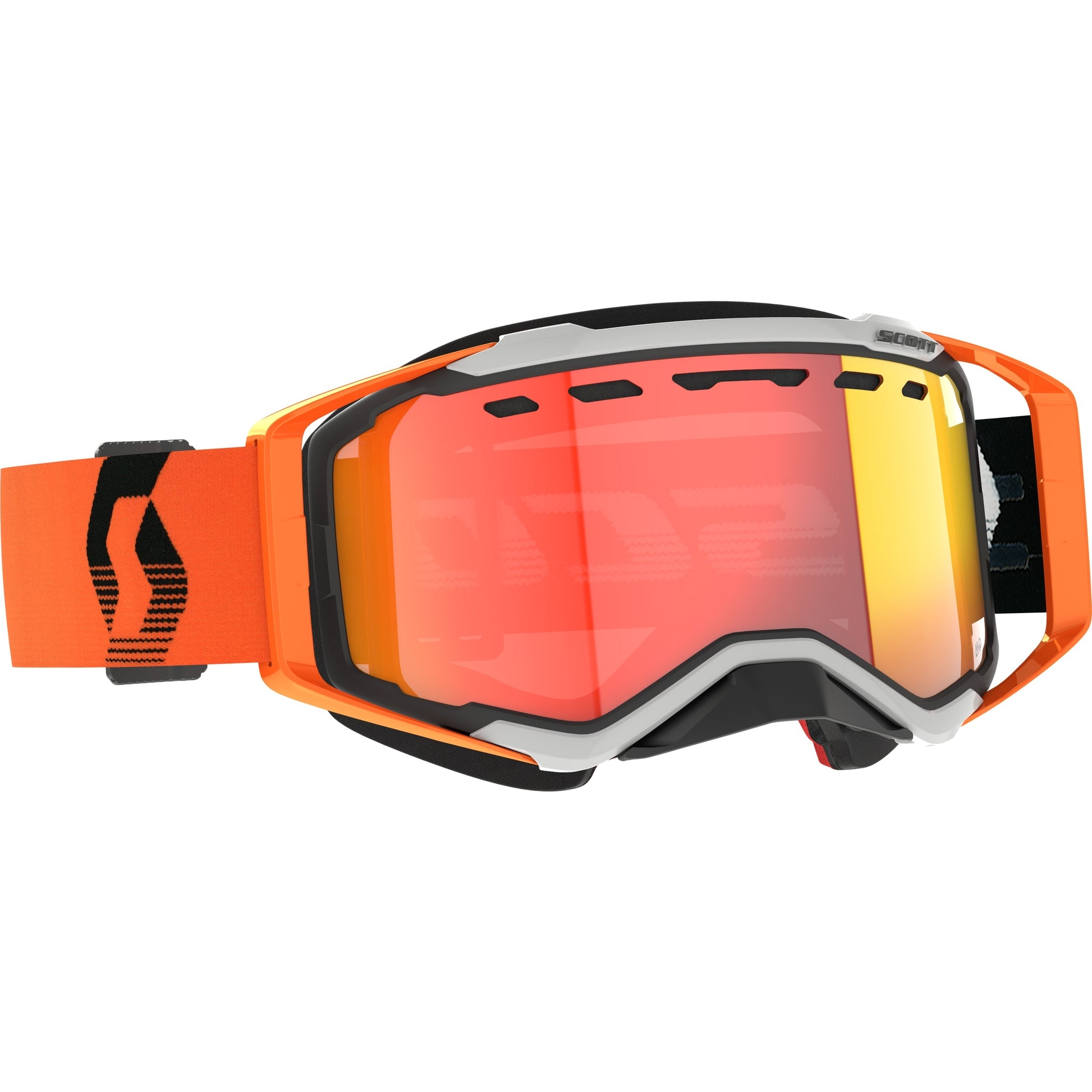SCOTT PROSPECT SNWCRSS LS GOGGLE GREY/ORANGE RED CHROME