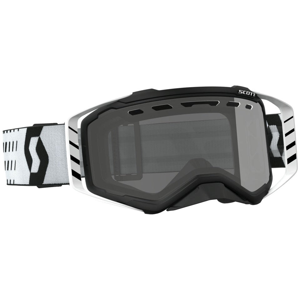 SCOTT PROSPECT ENDURO GOGGLE BLACK/WHITE W/GREY LENS