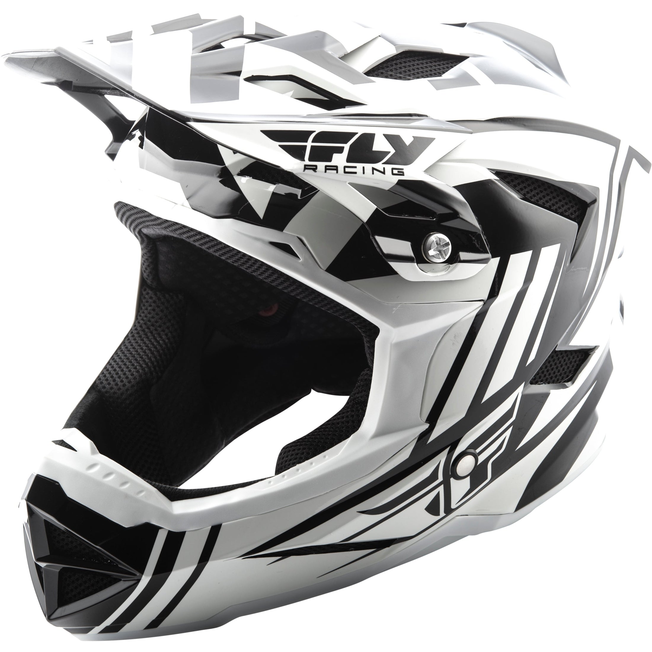 FLY RACING DEFAULT HELMET WHITE/BLACK L