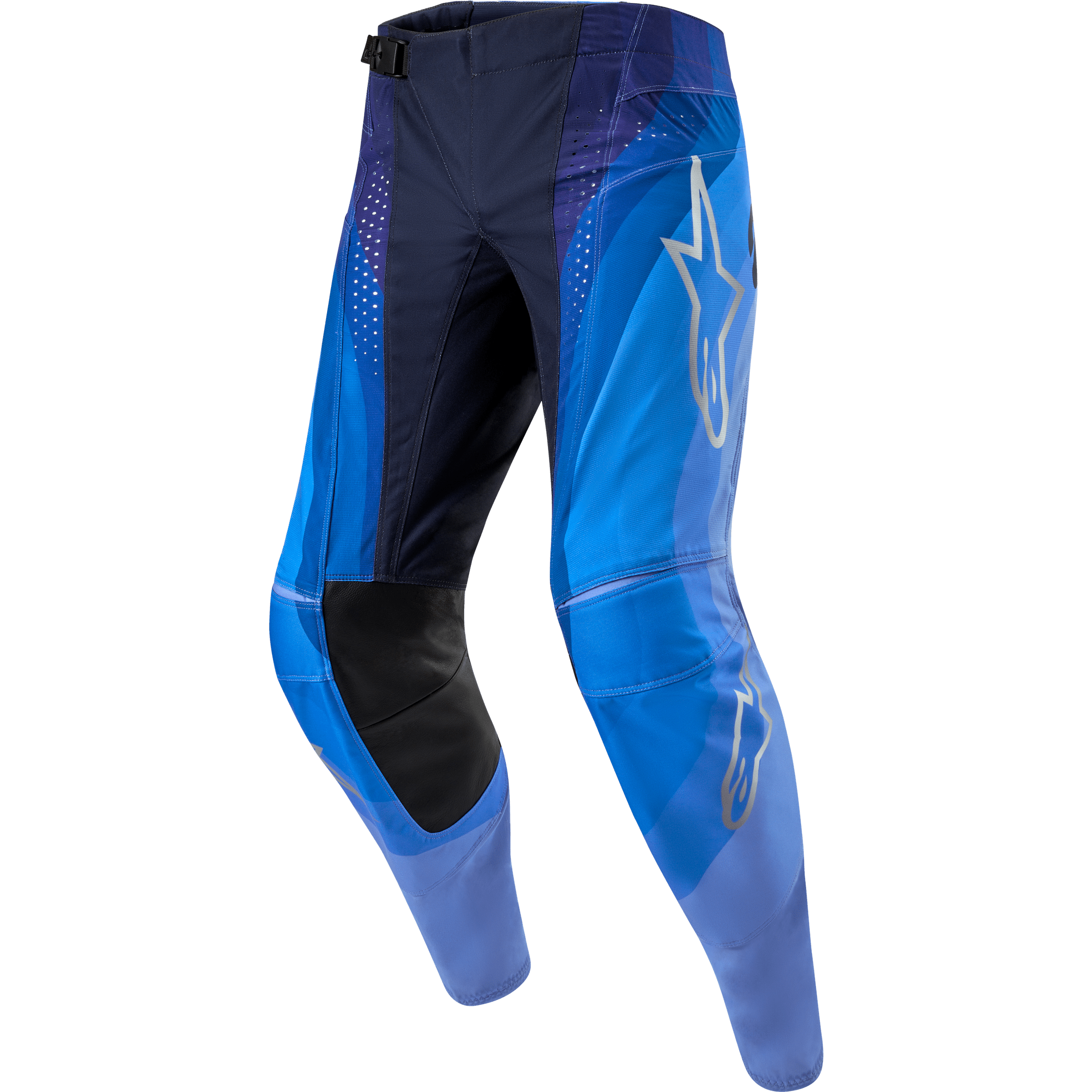 ALPINESTARS TECHSTAR PNEUMA PANTS DARK NAVY/LIGHT BLUE SZ 40