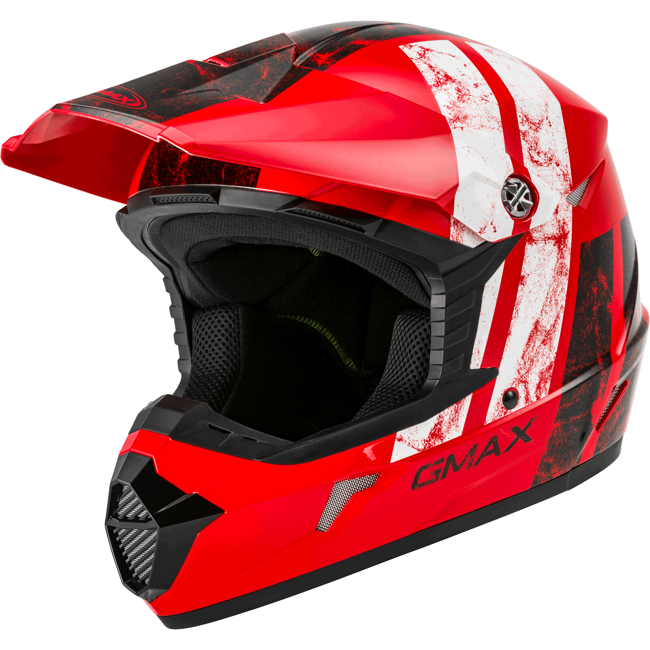 GMAX MX-46 OFF-ROAD DOMINANT HELMET RED/BLACK/WHITE 2X