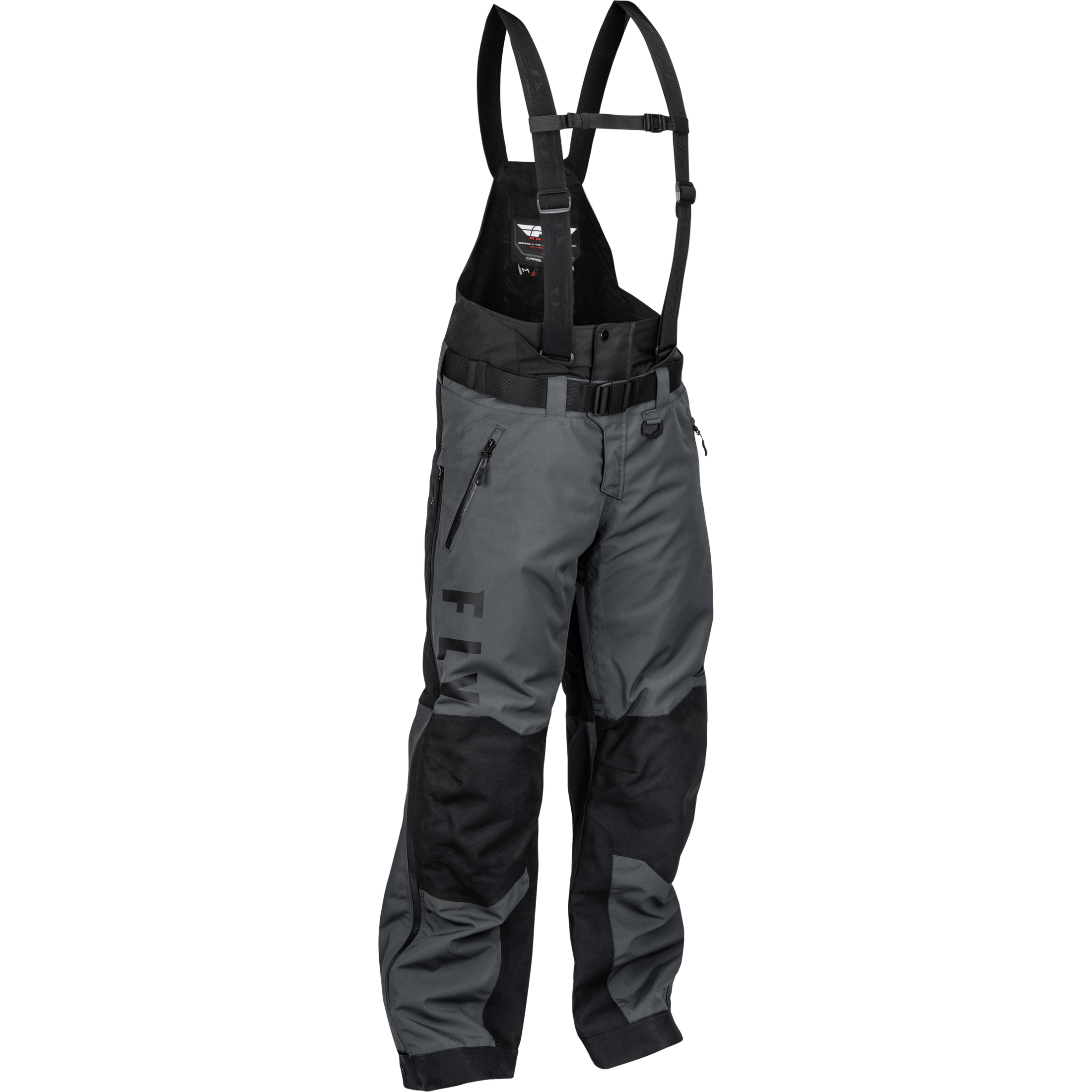 FLY RACING CARBON BIB BLACK/GREY LG