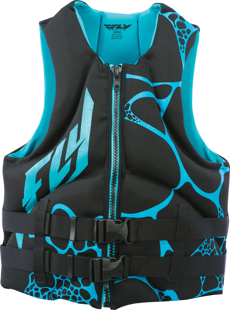 FLY RACING NEOPRENE VEST AQUA/BLACK S