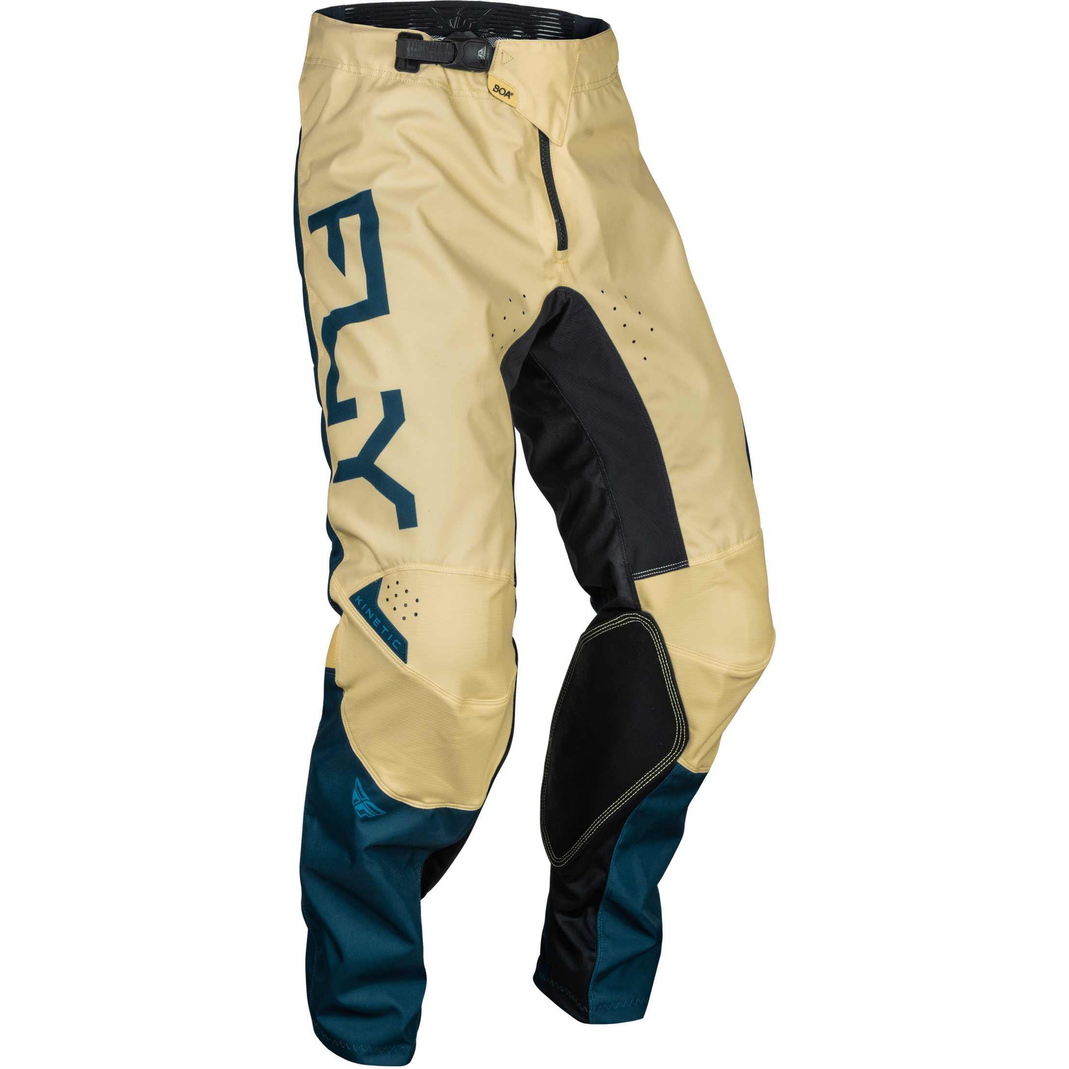 FLY RACING KINETIC RELOAD PANTS IVORY/NAVY/COBALT SZ 32