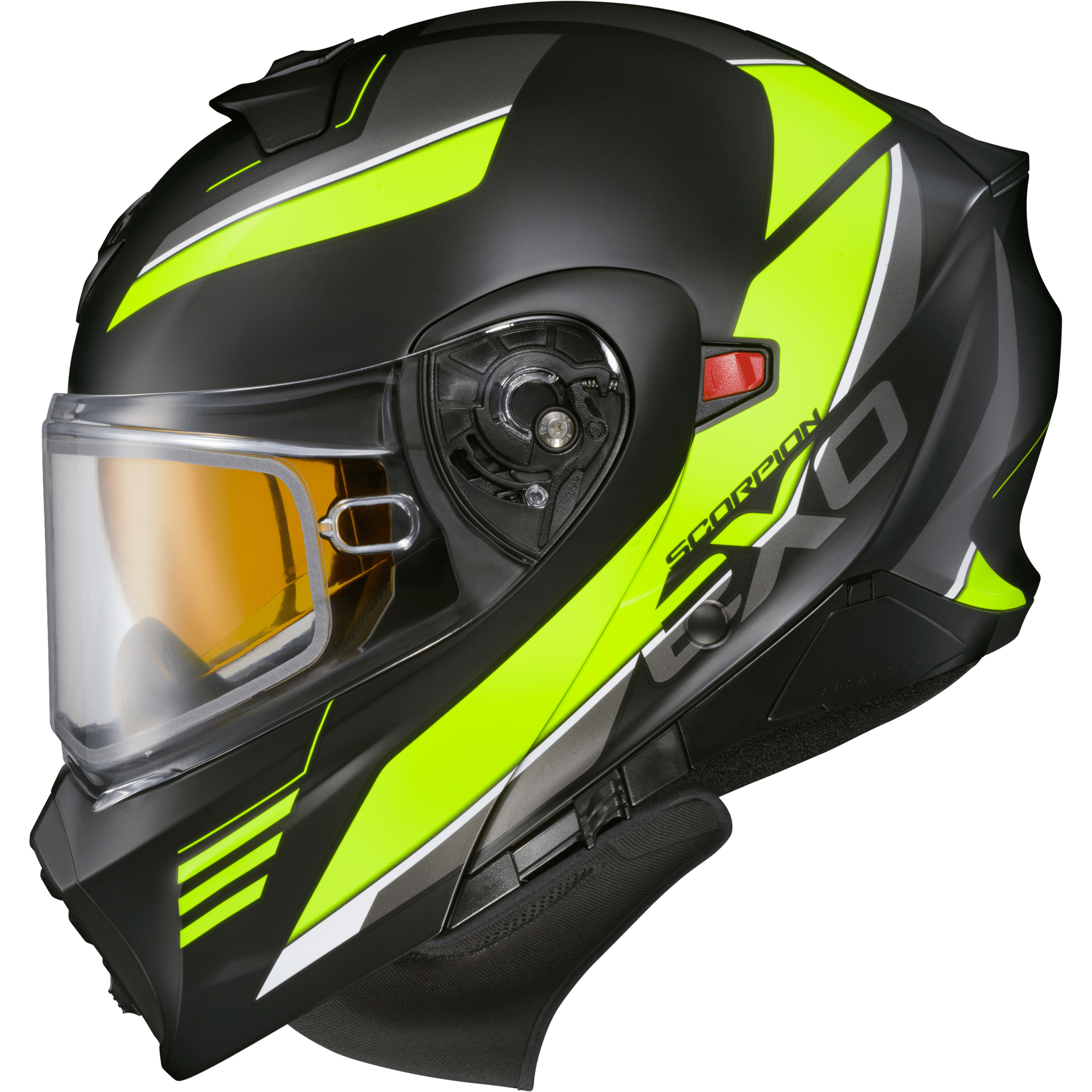 SCORPION EXO-GT930 COLD WEATHER HELMET MODULUS HI-VIS MD (DUAL PANE)
