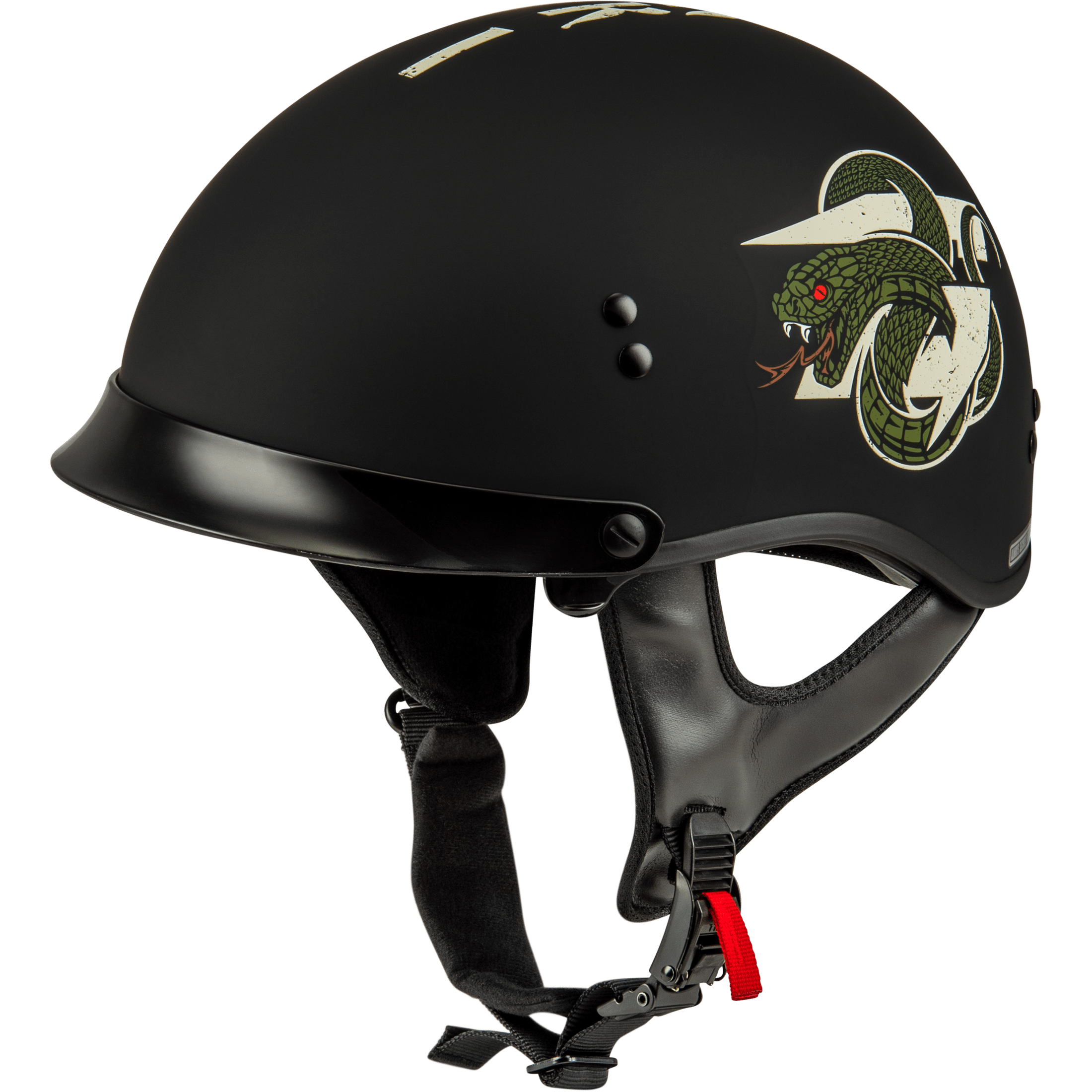 GMAX HH-65 DRK1 HELMET W/ PEAK MATTE BLACK/BONE XL