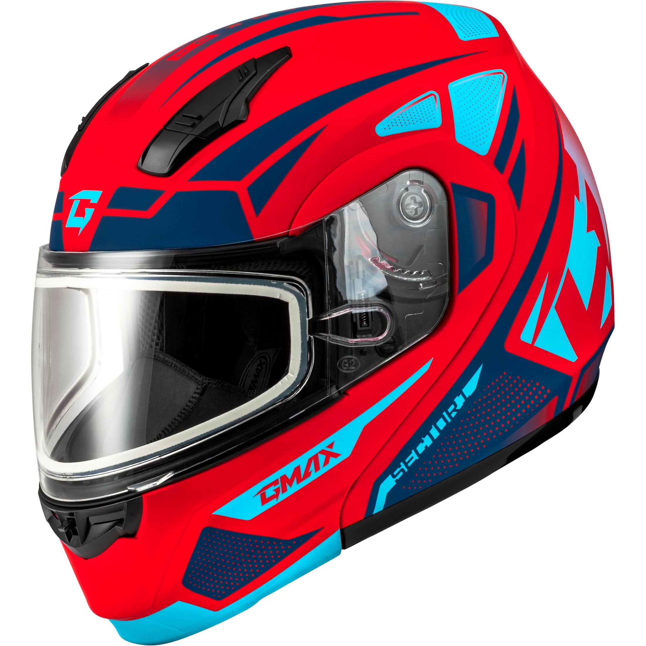 GMAX MD-04S SECTOR SNOW HELMET MATTE RED/BLUE XL