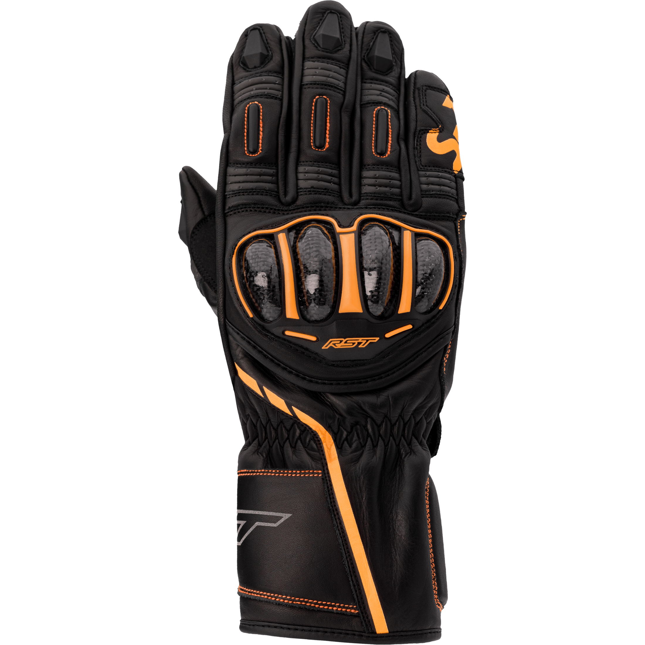 RST S1 CE GLOVE BLACK/GREY/NEON ORANGE XL