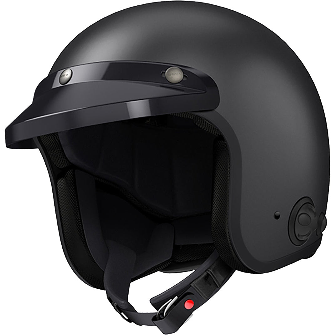 SENA SAVAGE OPEN FACE MATTE BLACK XL