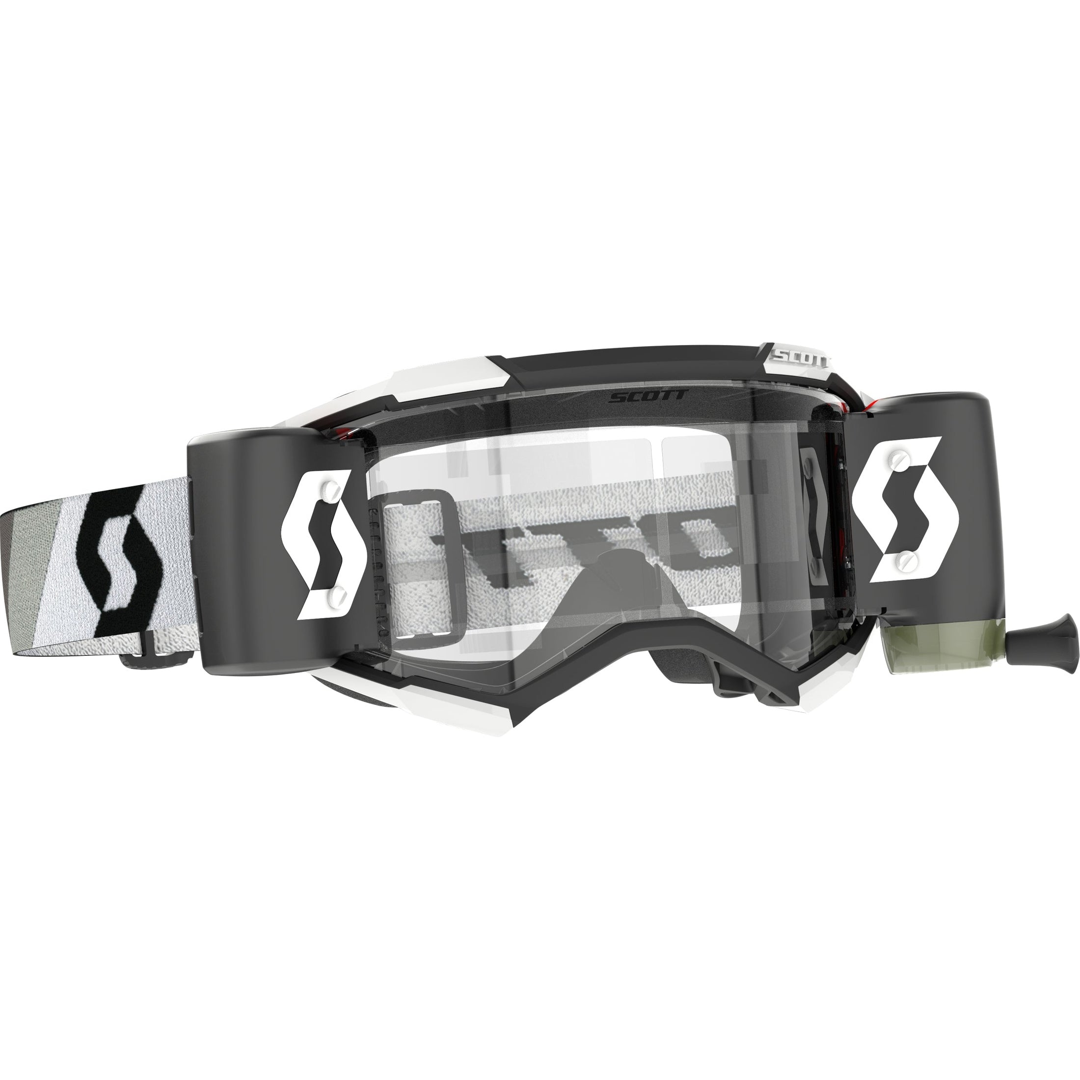 SCOTT FURY WFS GOGGGLE PREM BLK/WHITE CLEAR WORKS