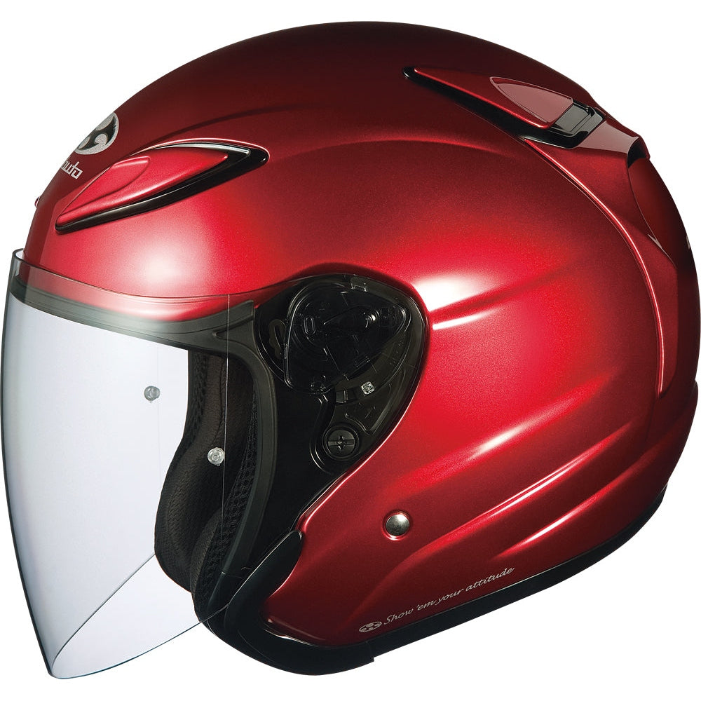 KABUTO AVAND II SOLID HELMET SHINY RED L