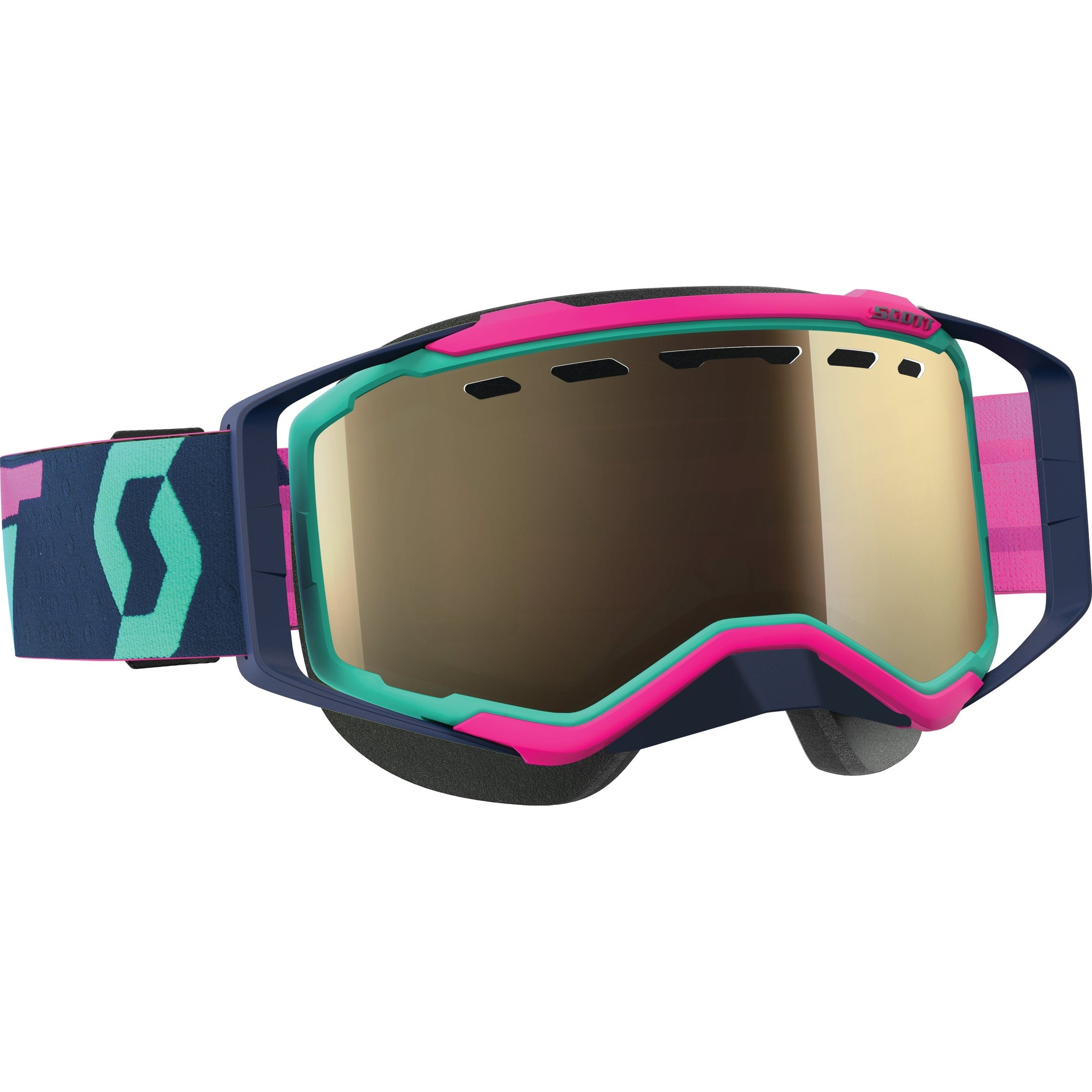 SCOTT GOGGLE PROSPECT SNOW L/S BRONZ CHROME LENS