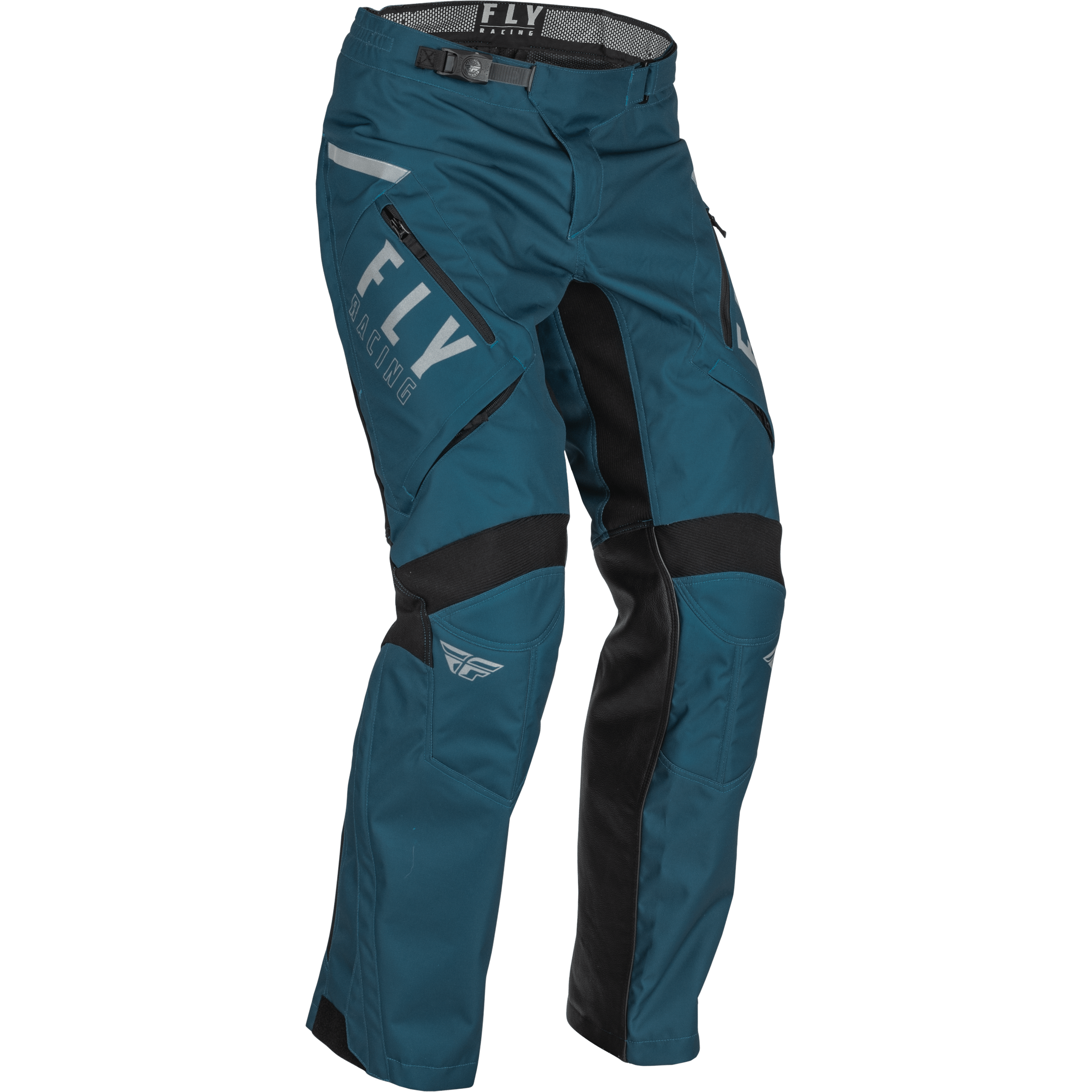 FLY RACING PATROL OVER-BOOT PANTS SLATE BLUE/BLACK SZ 36