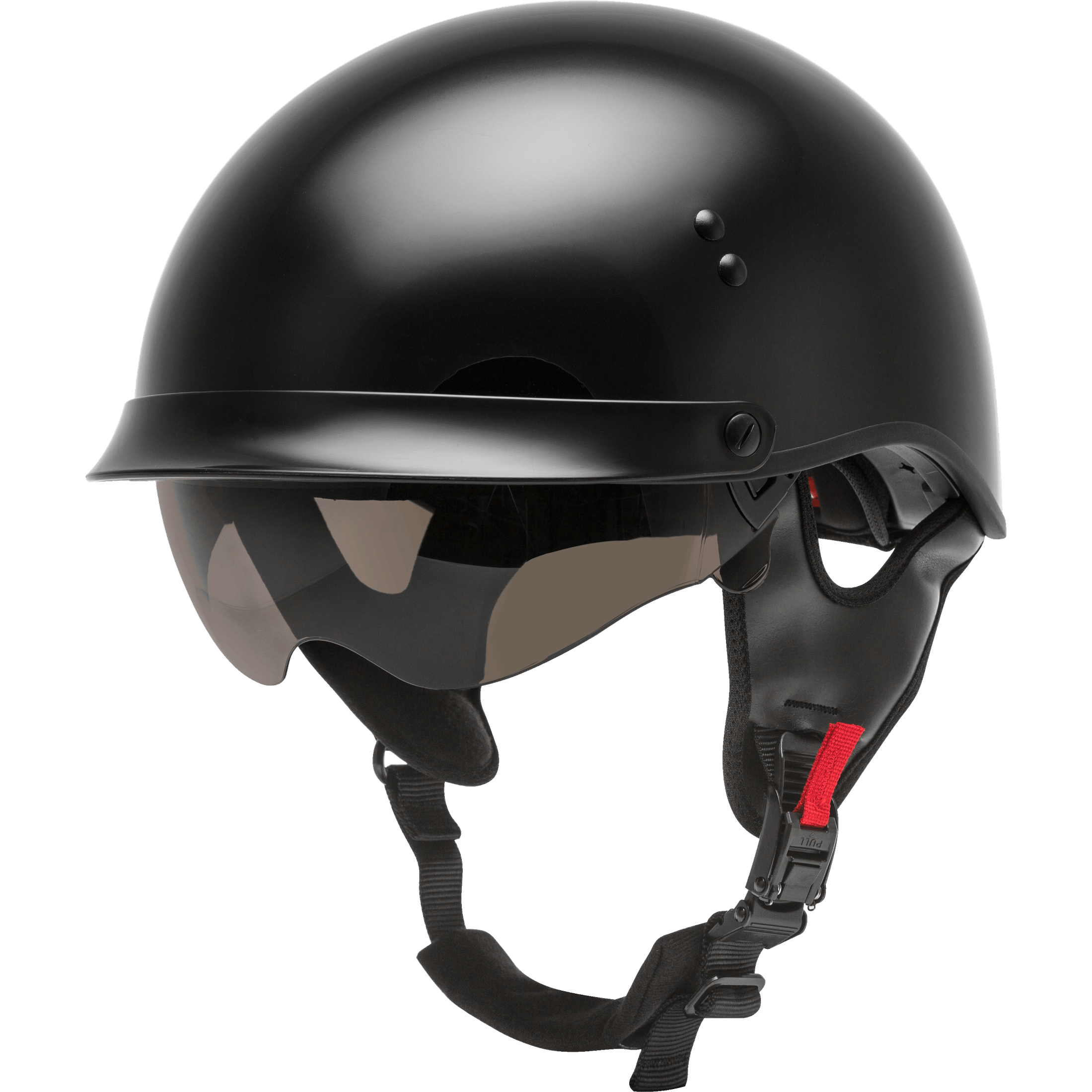 GMAX HH-65 HALF HELMET FULL DRESSED BLACK 2X