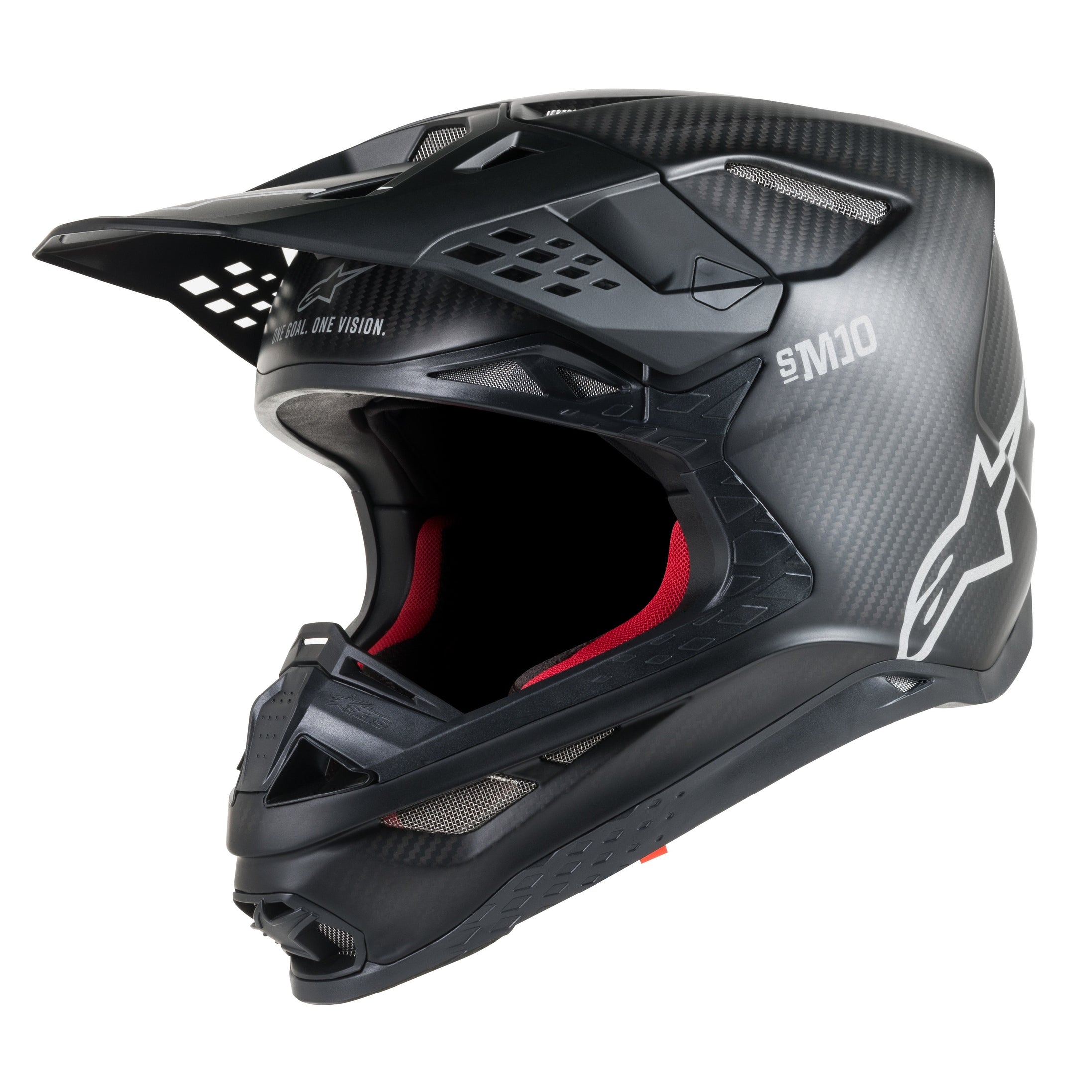 ALPINESTARS S.TECH S-M10 SOLID HELMET CARBON BLACK XS