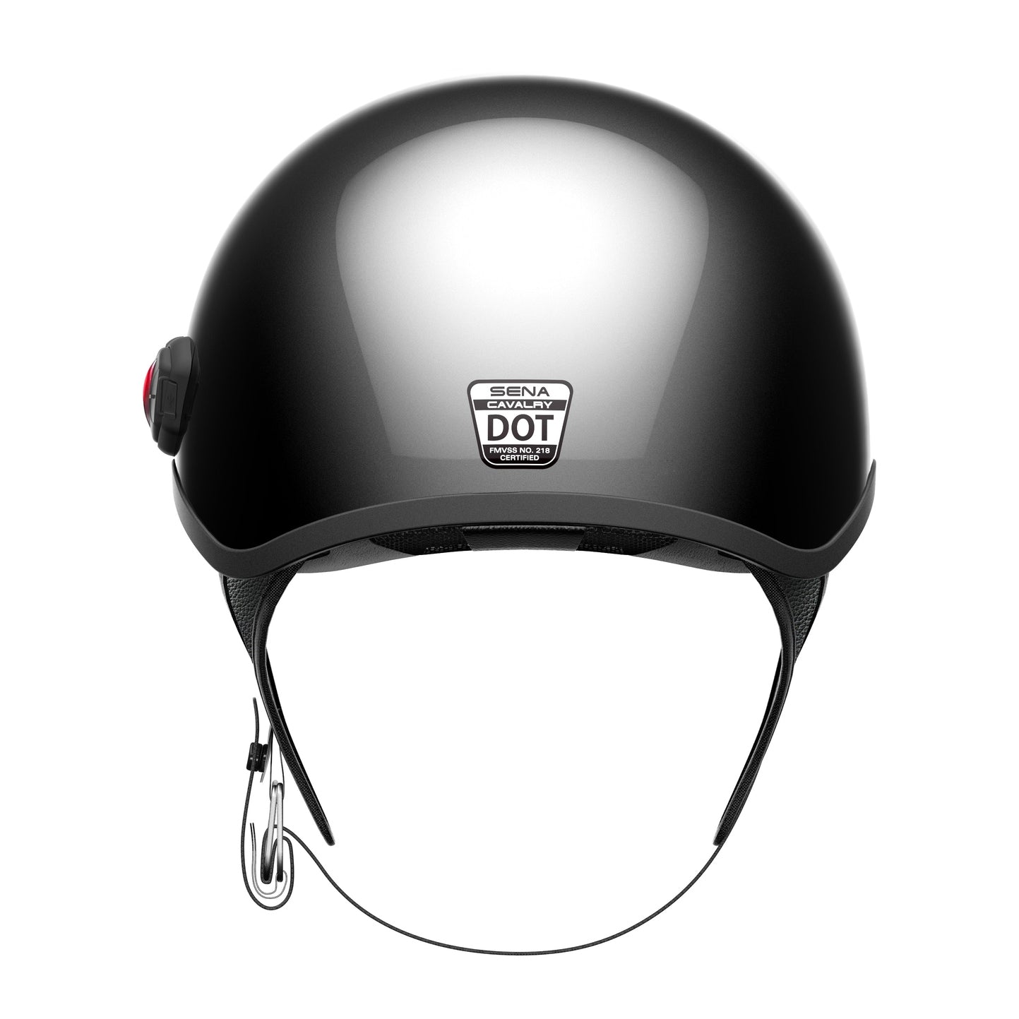 SENA CAVALRY BLUETOOTH HALF HELMET BLACK LG