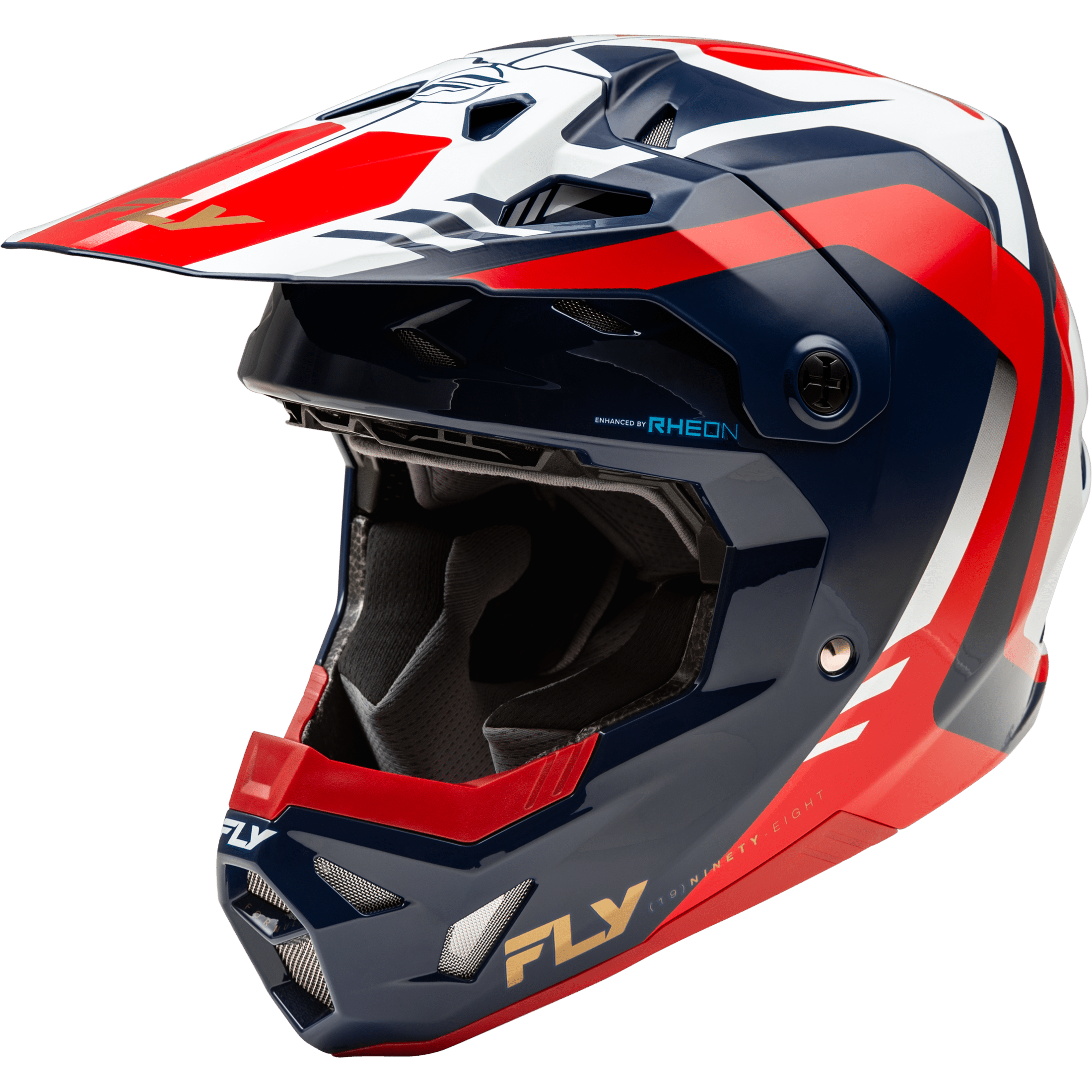 FLY RACING YTH FORMULA CP KRYPTON HELMET RED/WHITE/NAVY YL