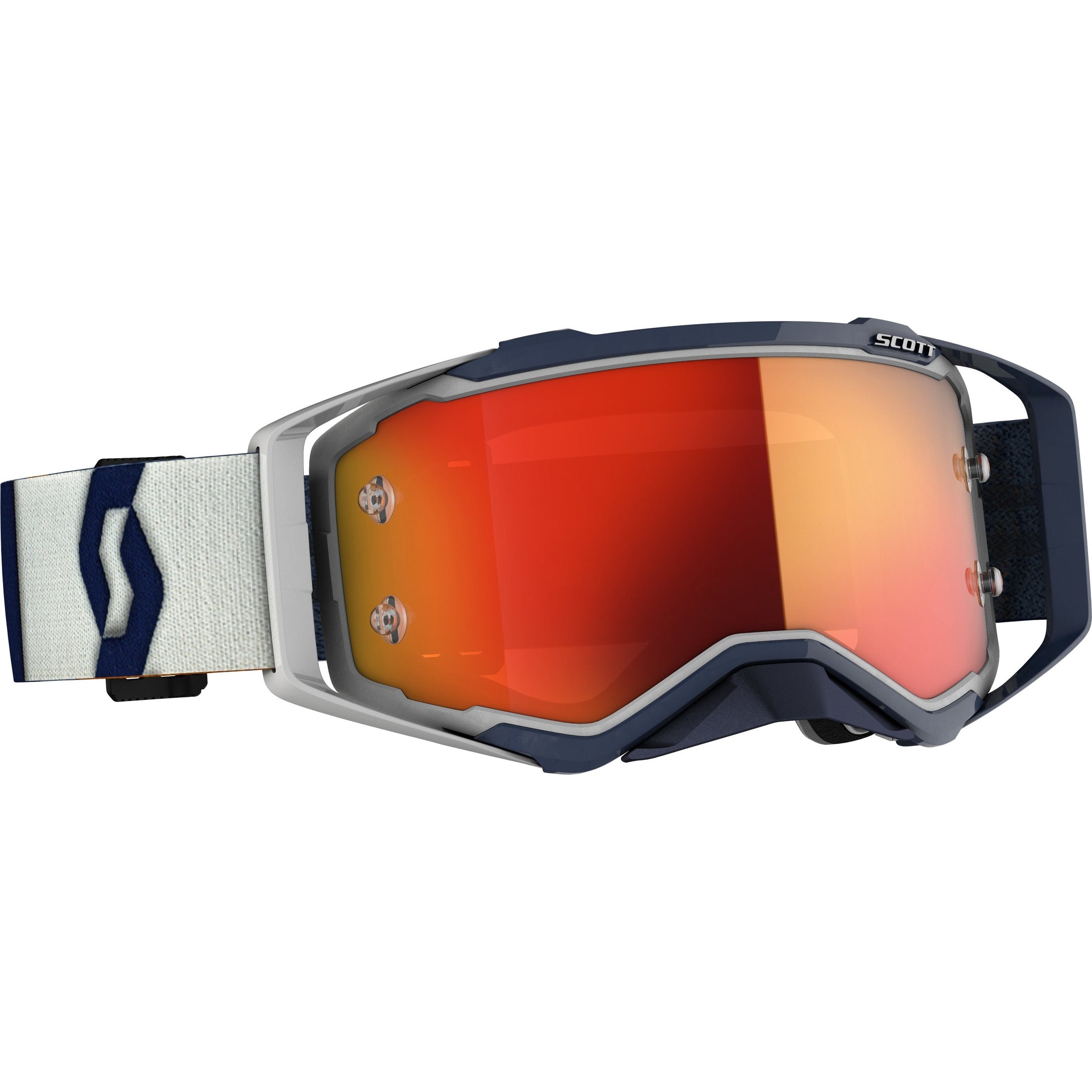 SCOTT PROSPECT GOGGLE GREY/DARK BLUE ORANGE CHROME WORKS