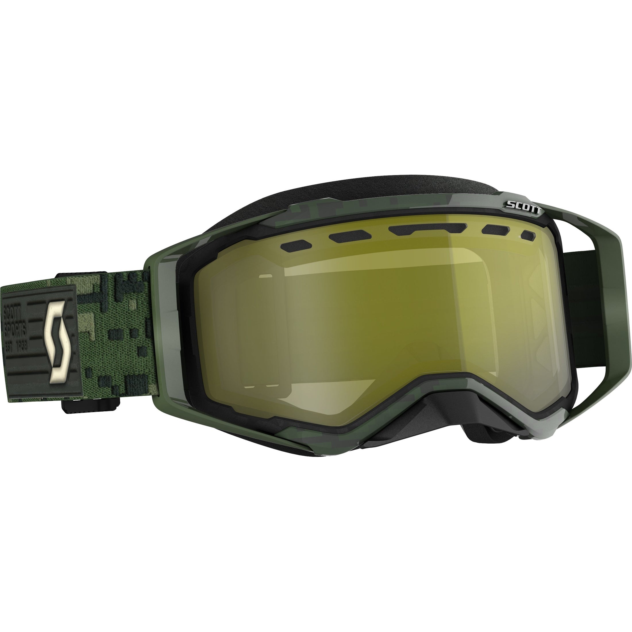 SCOTT PROSPECT SNWCRS GOGGLE KHAKI GREEN ENHANCER YELLOW CHROME
