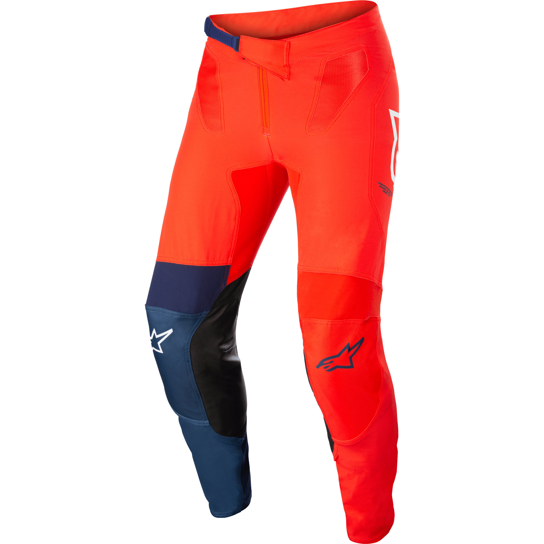 ALPINESTARS SUPERTECH BLAZE PANTS BRIGHT RED/DRK BLUE/WHT SZ 28