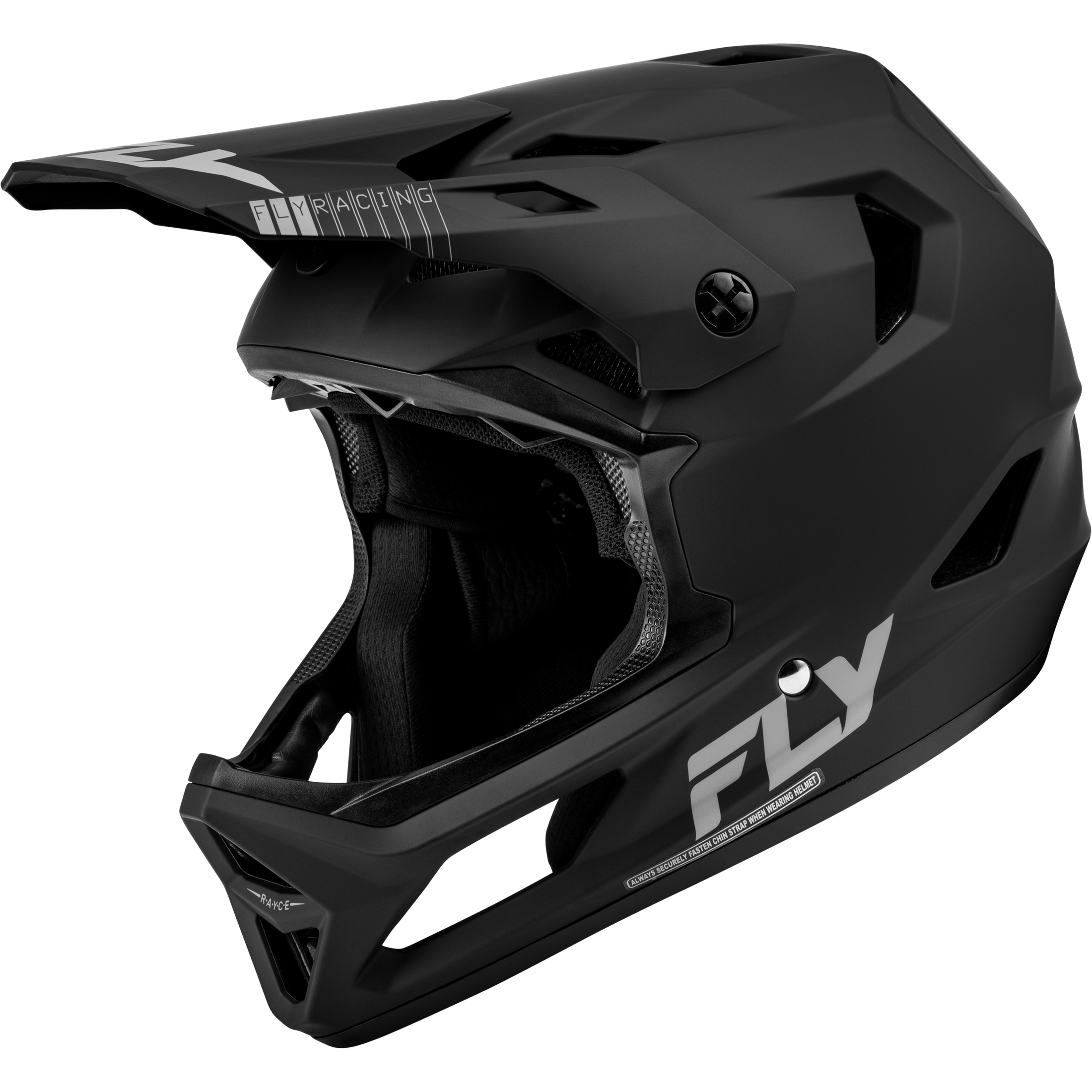 FLY RACING RAYCE BICYCLE HELMET MATTE BLACK XL
