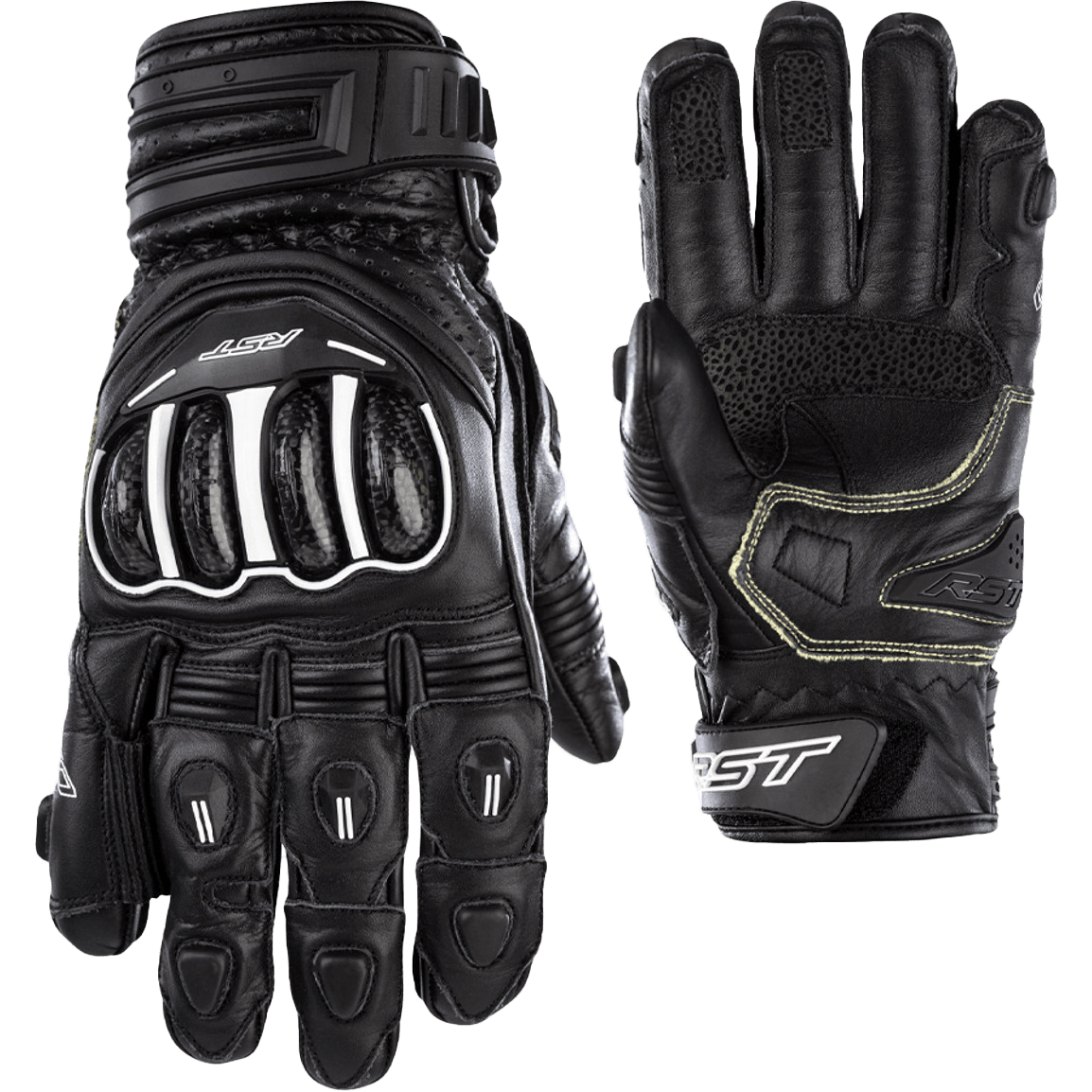 RST TRACTECH EVO 4 SHORT CE GLOVE BLACK/BLACK/BLACK XL
