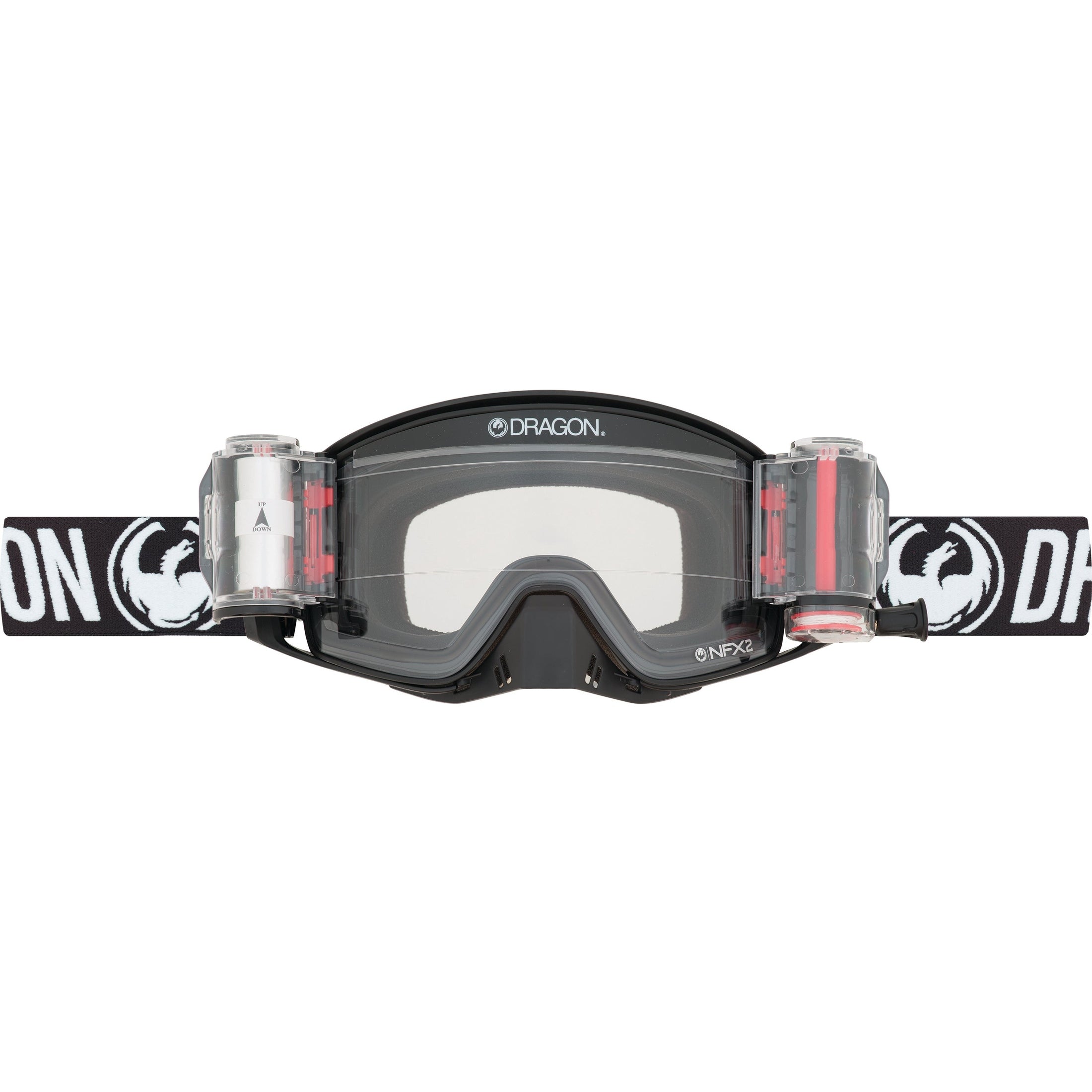 DRAGON NFX2 GOGGLE COAL RRS W/DRAGON STRAP AND INJECTED CLEAR LENS