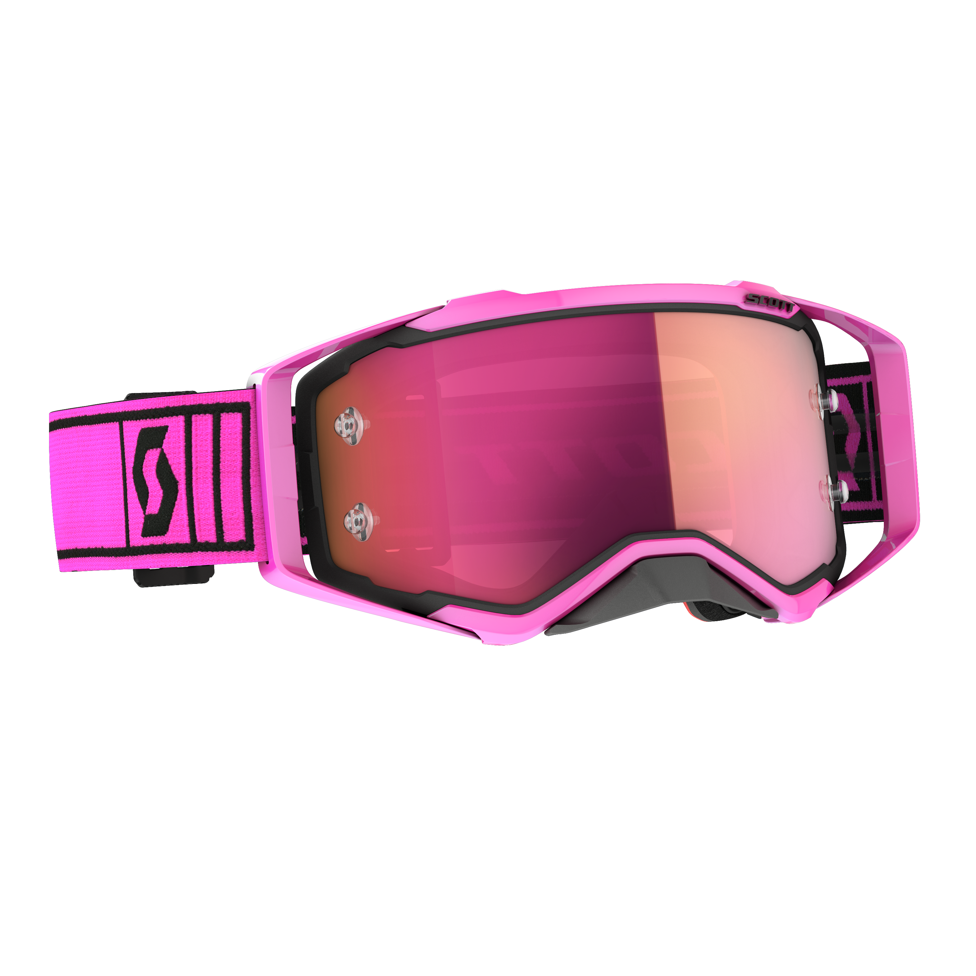 SCOTT PROSPECT GOGGLE PINK/BLACK PINK CHROME WORKS LENS
