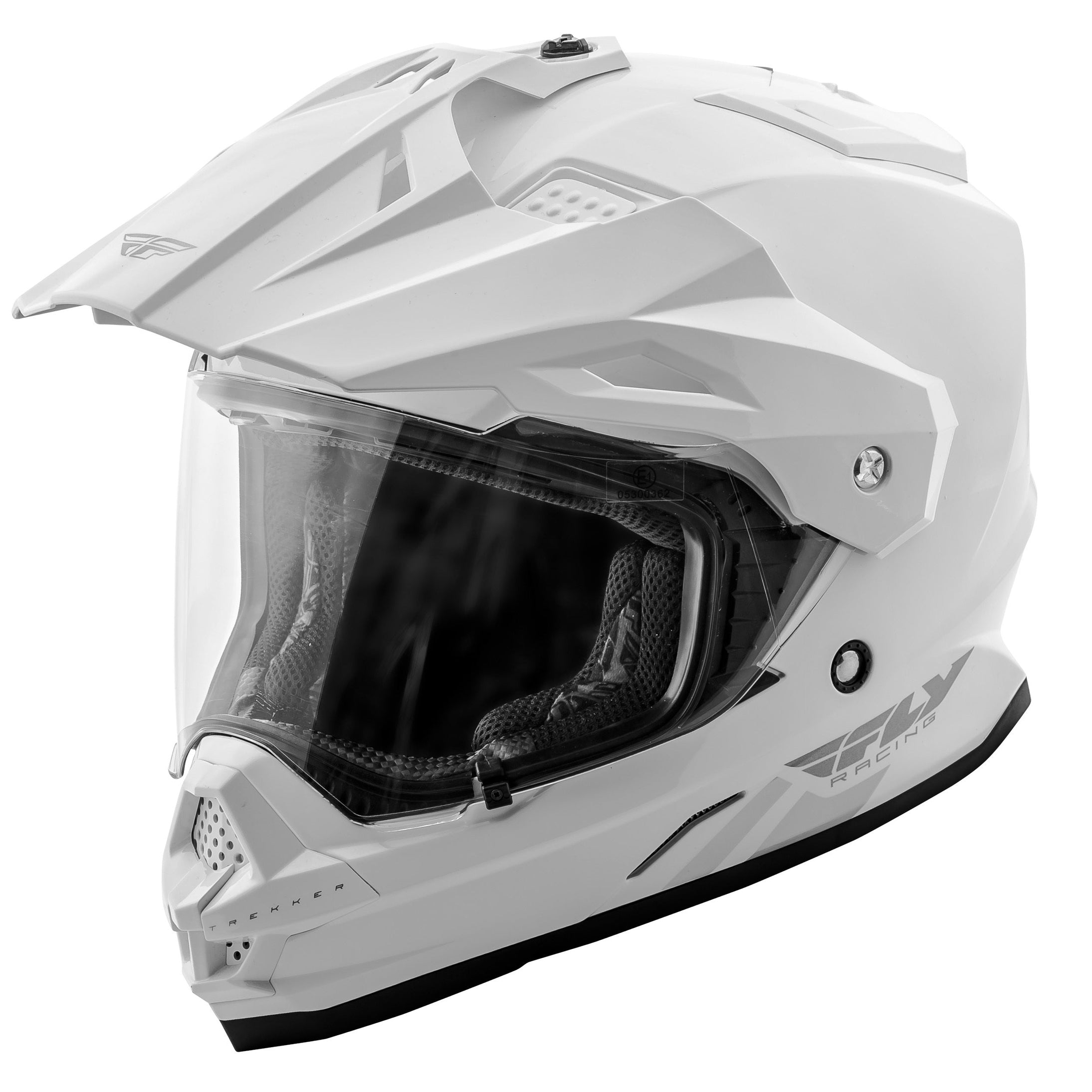 FLY RACING TREKKER SOLID HELMET WHITE 2X