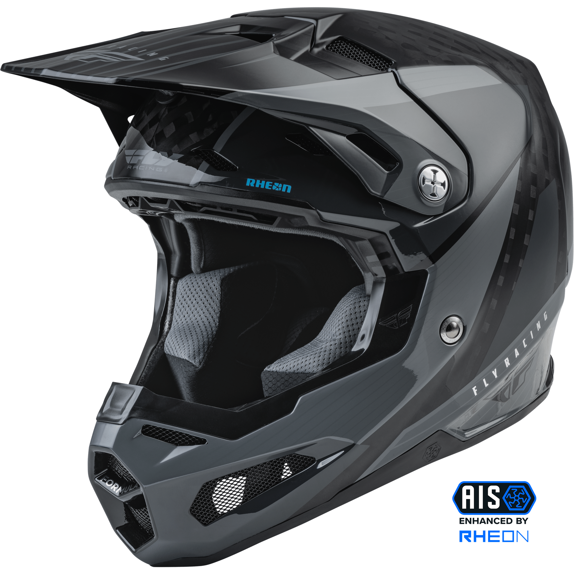 FLY RACING FORMULA CARBON PRIME HELMET GREY/CARBON 2X