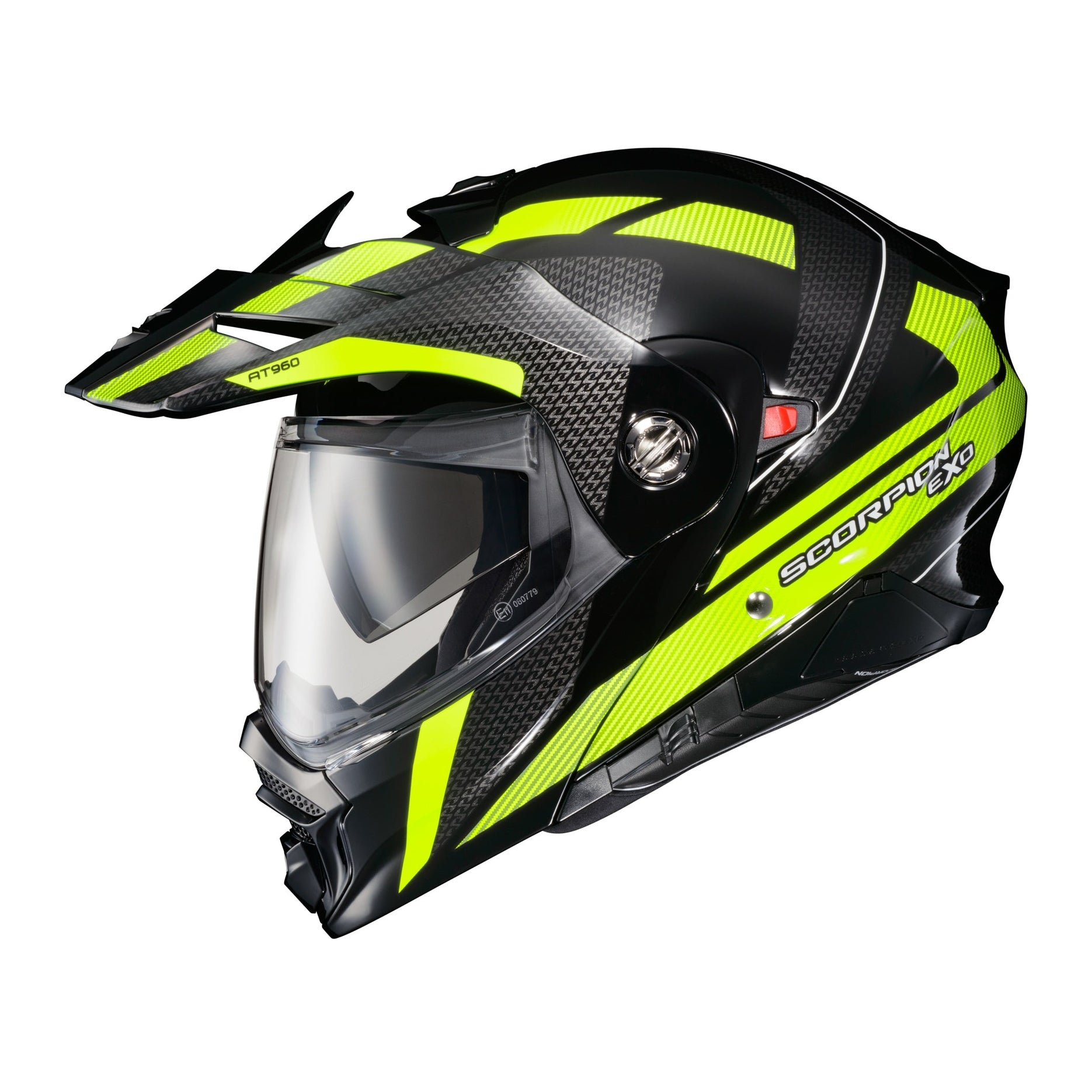 SCORPION EXO EXO-AT960 MODULAR HELMET HICKS BLACK/HI-VIS XL